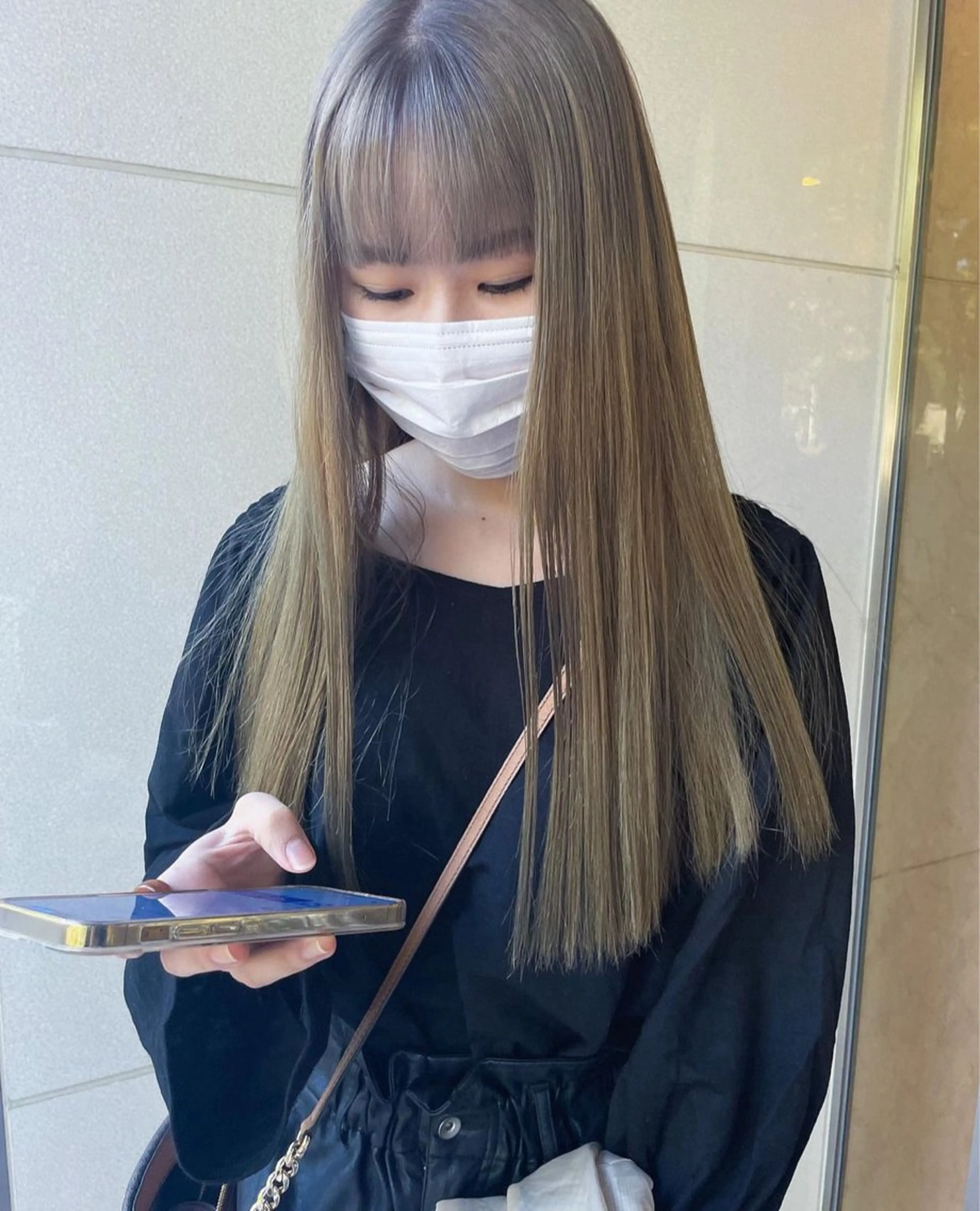 ロング トリートメント ハイトーン/ 髪質改善/ヒロタリカのヘアスタイル