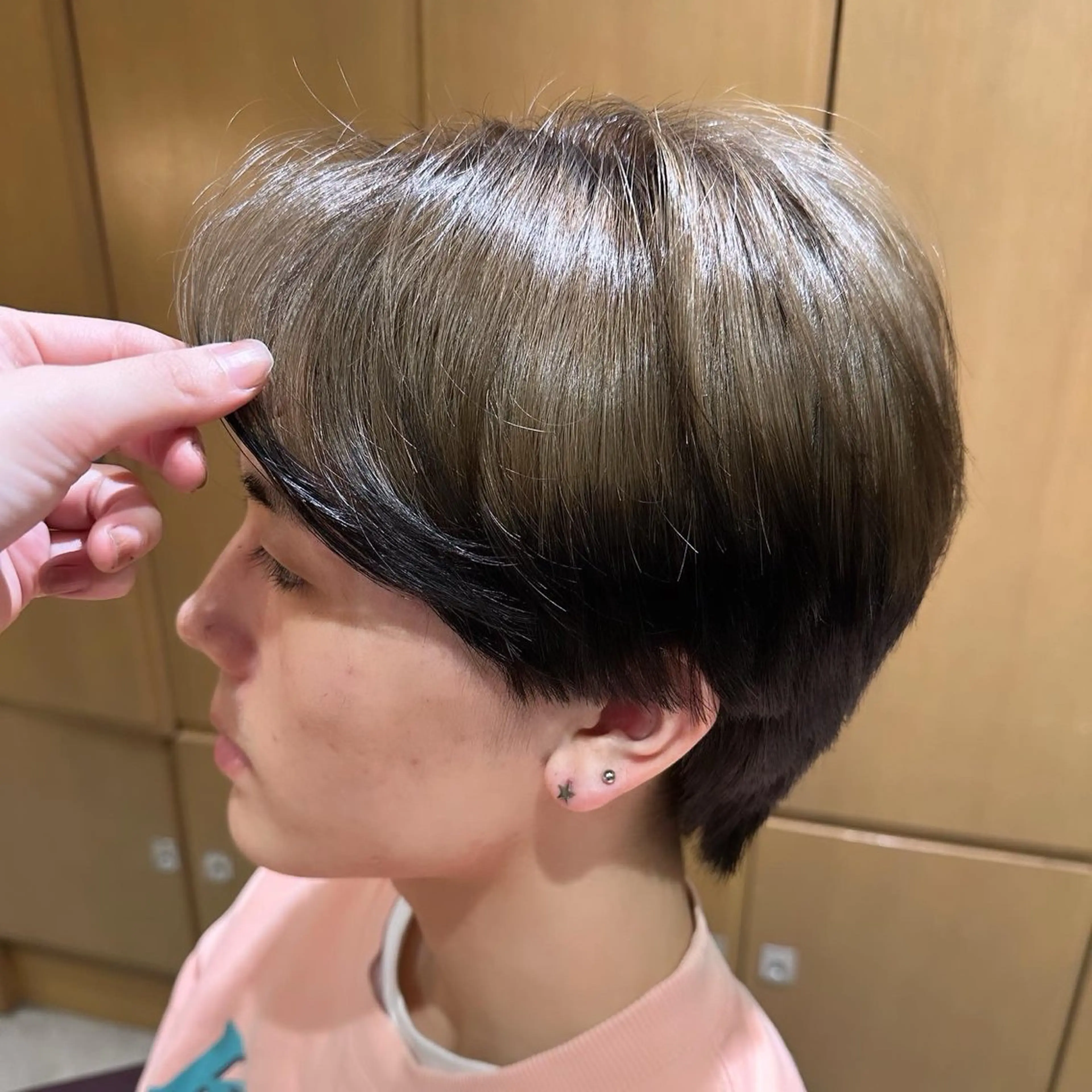 ショート カラー 韓国風パーマ❁ fu-ka❁艶カラーのヘアスタイル