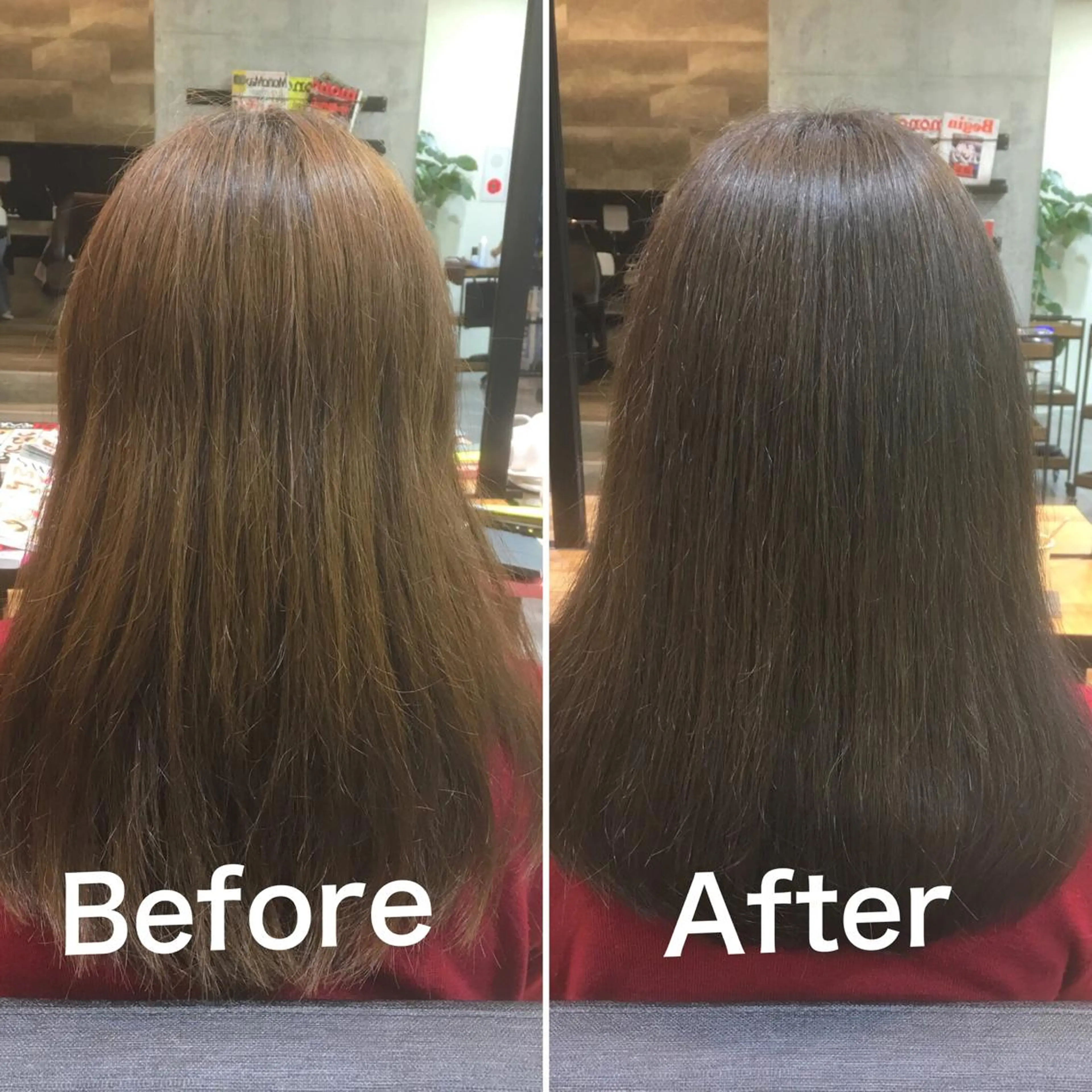 カラー アディクシーカラー オレンジ カット トリートメント 佐瀬竜矢PRIMAL /portのヘアスタイル