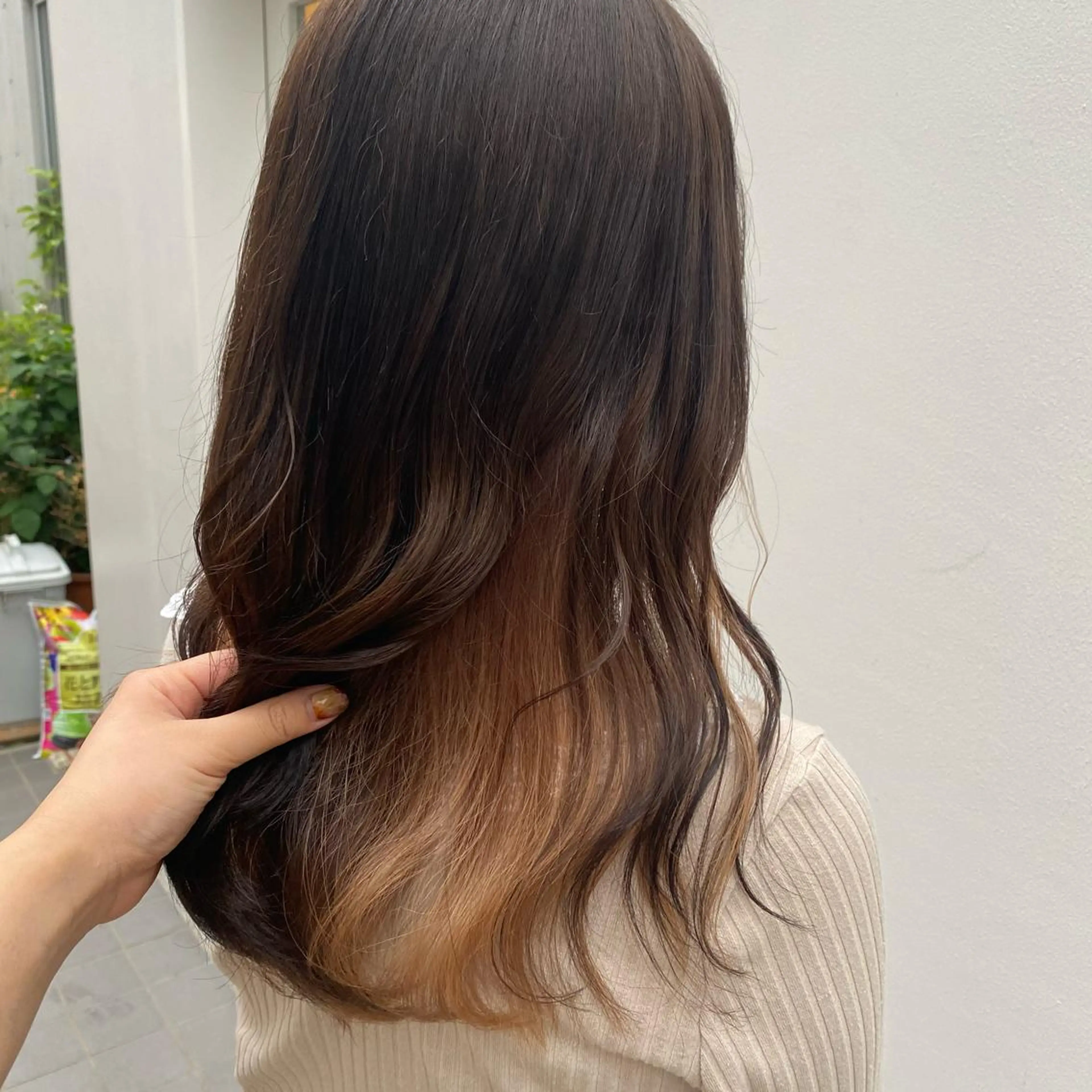 セミロング カラー 🪭risa 暖色/レイヤー🪭のヘアスタイル