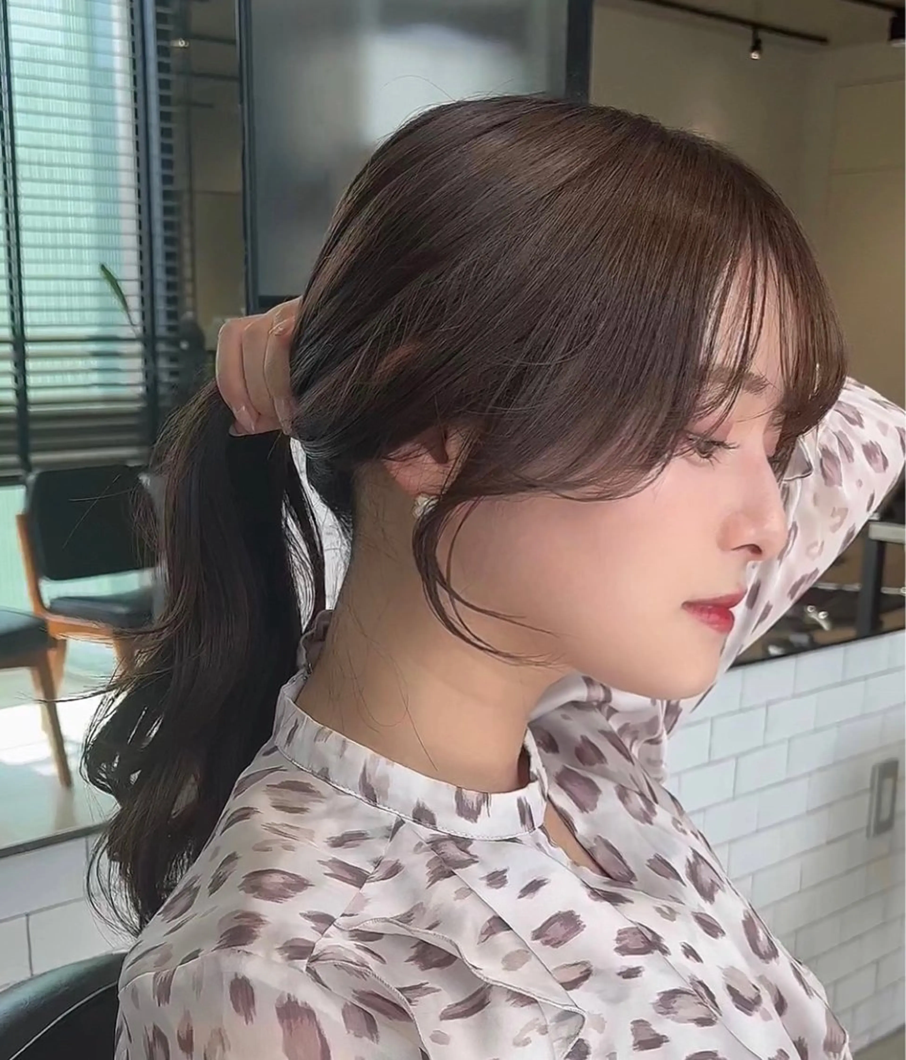 ロング カラー カット ヘアカラー トリートメント 🌫️大人韓国ヘア 🌫️naoyaのヘアスタイル