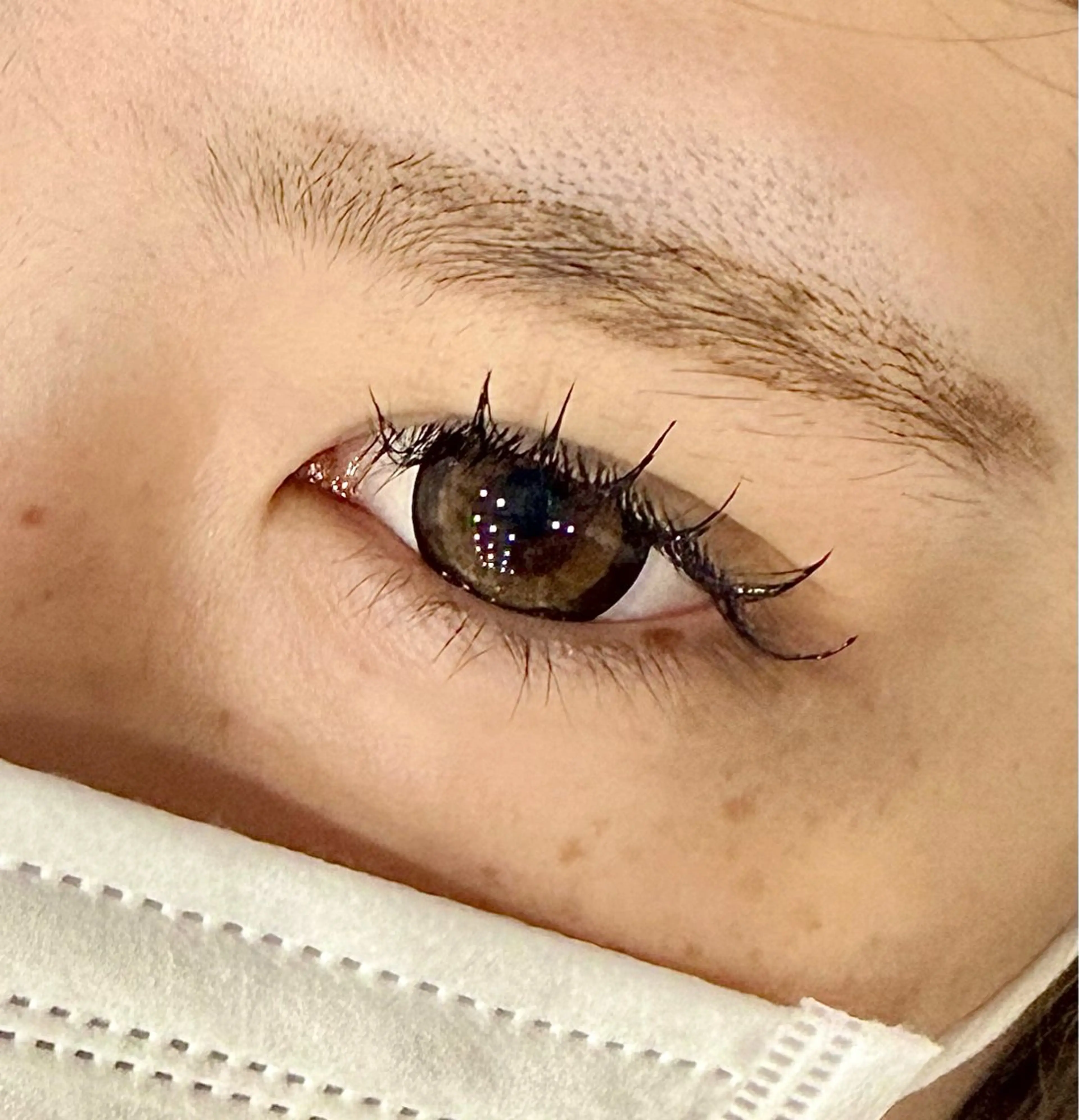 マツエク・マツパ 目尻長め マツエク eyeHbe TERAのマツエク・マツパデザイン