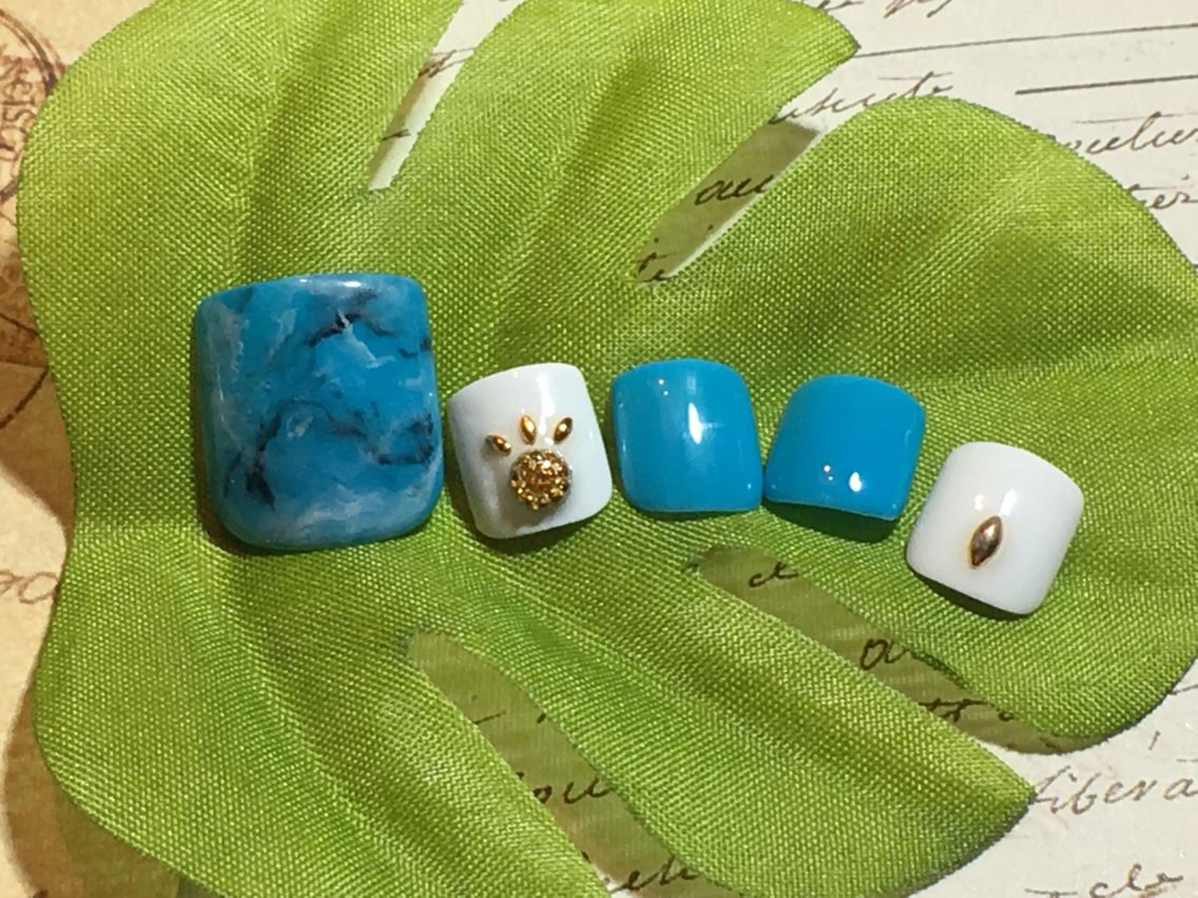 ネイル 大理石ネイル(マーブル) ストーンネイル 古川 里美のネイルデザイン