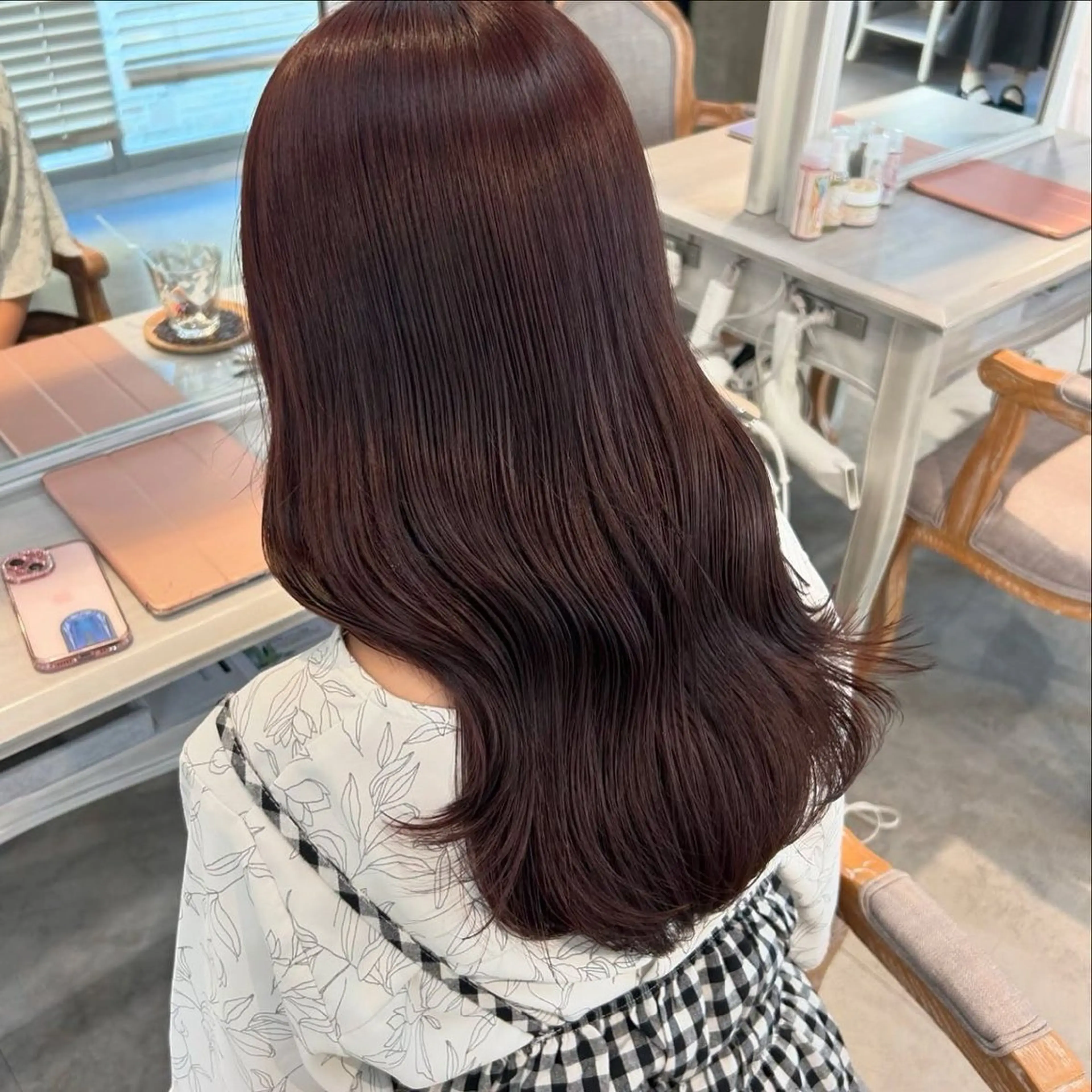 カラー ブリーチ ブラウンカラー ピンクカラー 縮毛矯正 PEAR+L /恋🎀のヘアスタイル