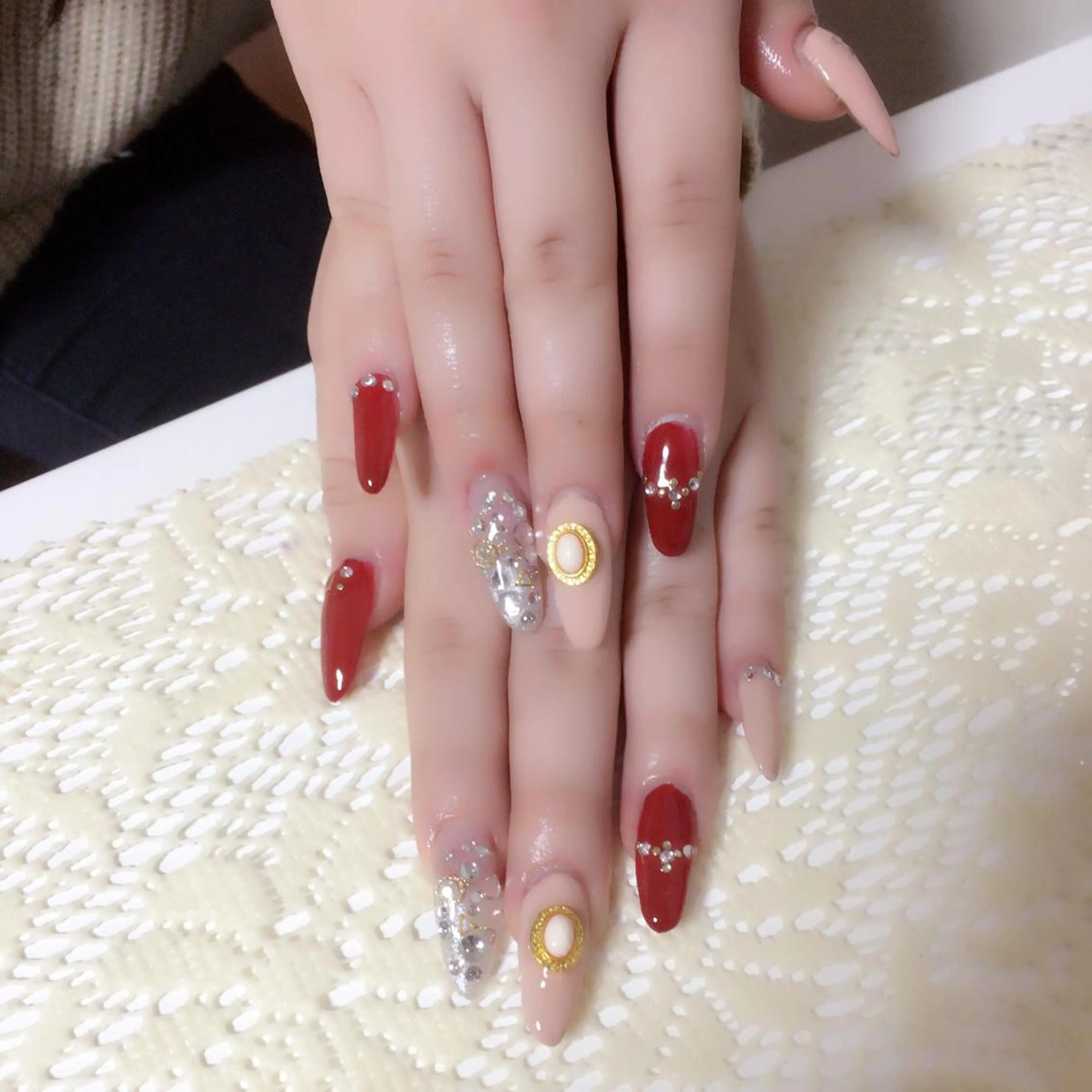 ネイル スカルプネイル 藤 あやのネイルデザイン