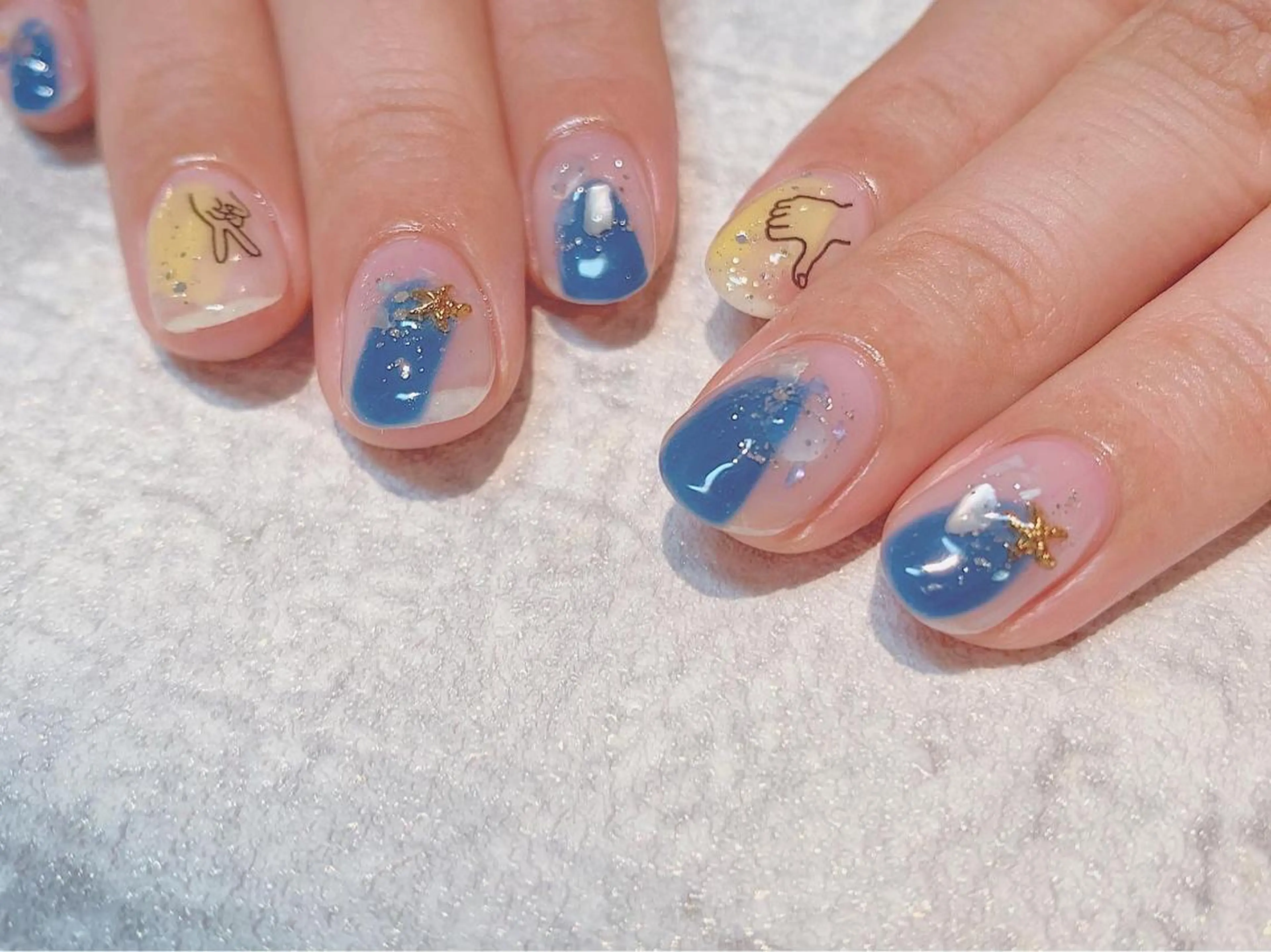 ネイル ハンドネイル LUKE所属・もとまつ さちこのネイルデザイン