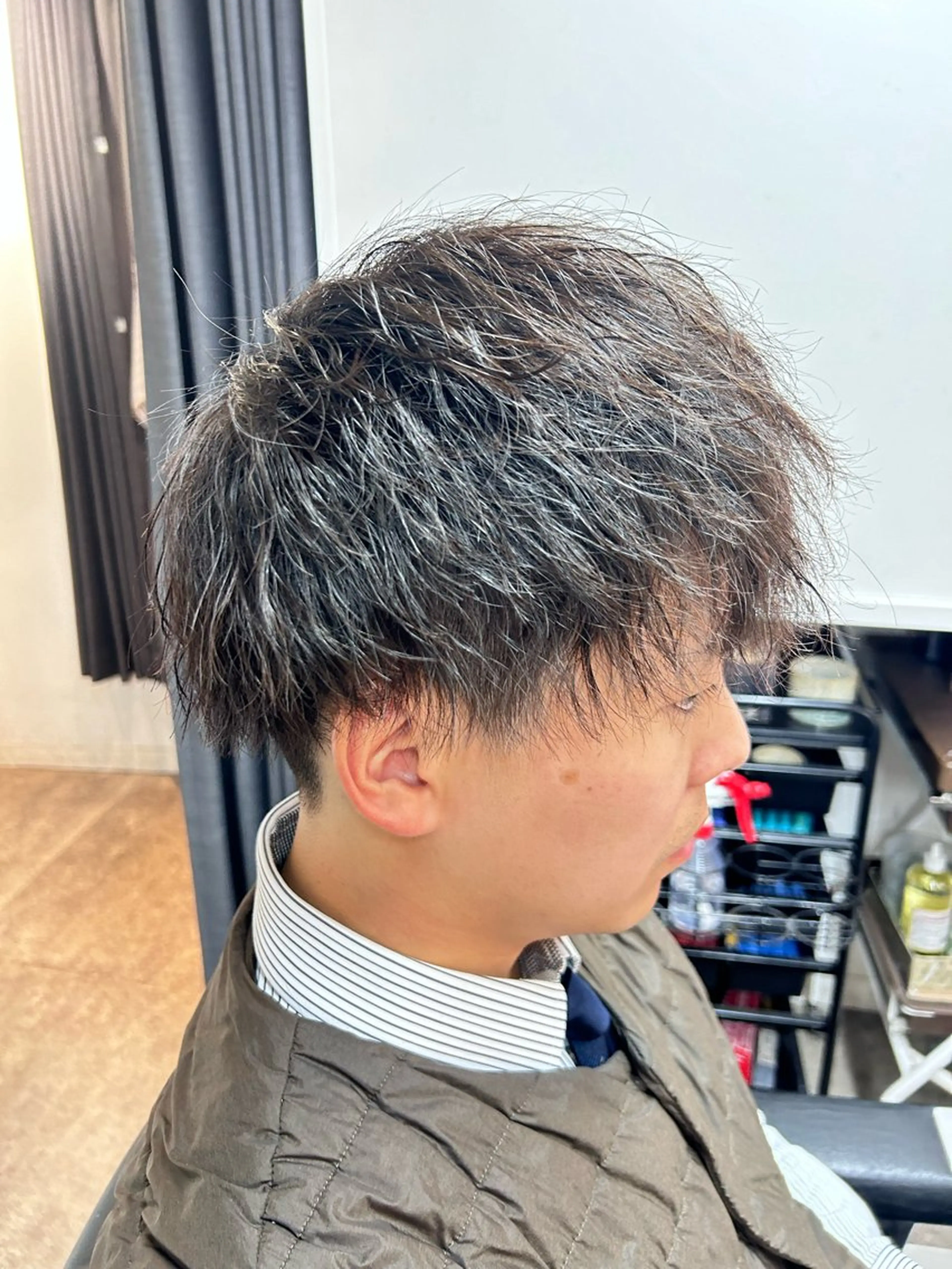 パーマ ヘアアレンジ メンズ メンズパーマ ツイストスパイラルパーマ スパイラルパーマ FRISEUR/山本 美芽のヘアスタイル