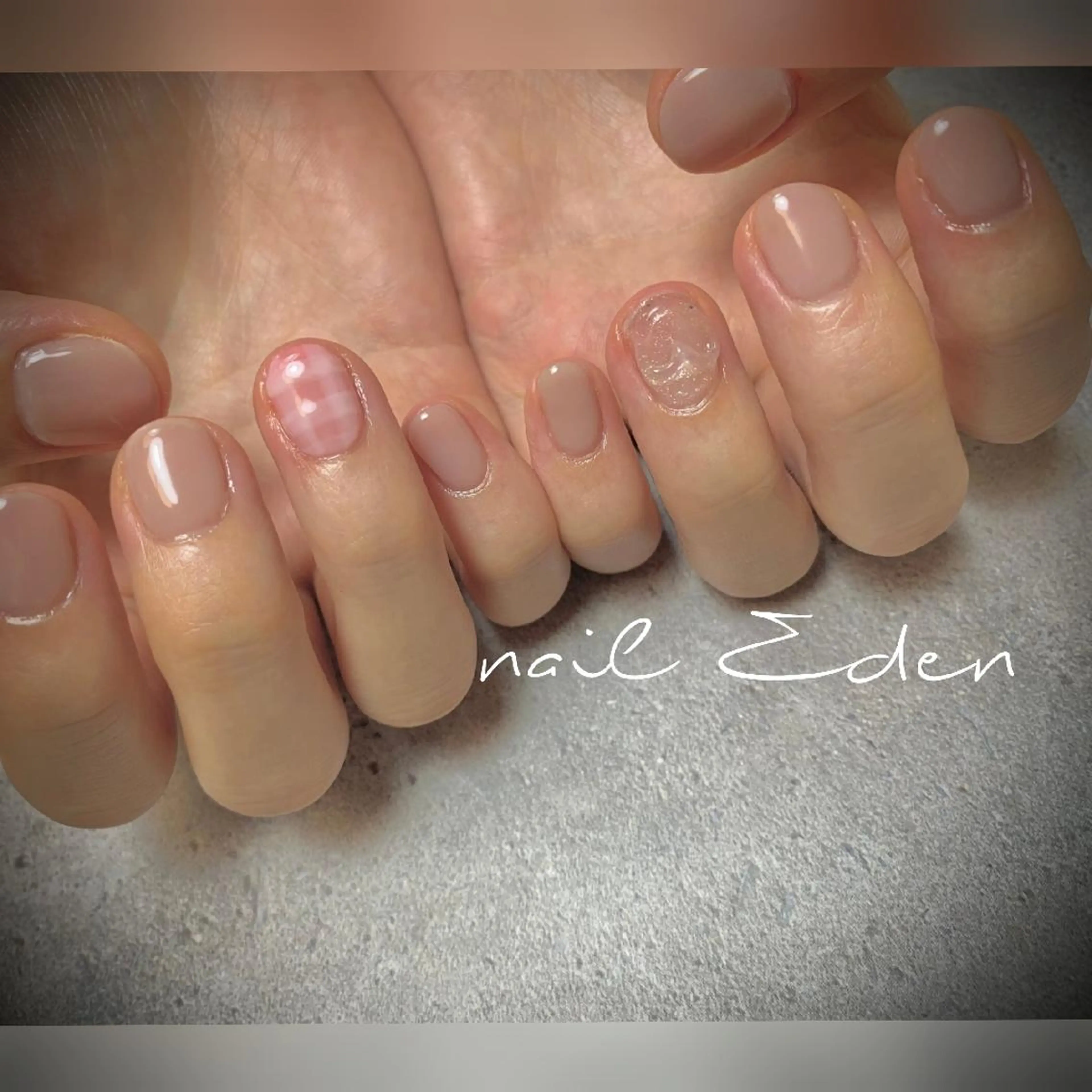 ネイル 持ち込み ハンドネイル ハンドケア Eden　private nail saron所属・Eden ♾️のネイルデザイン