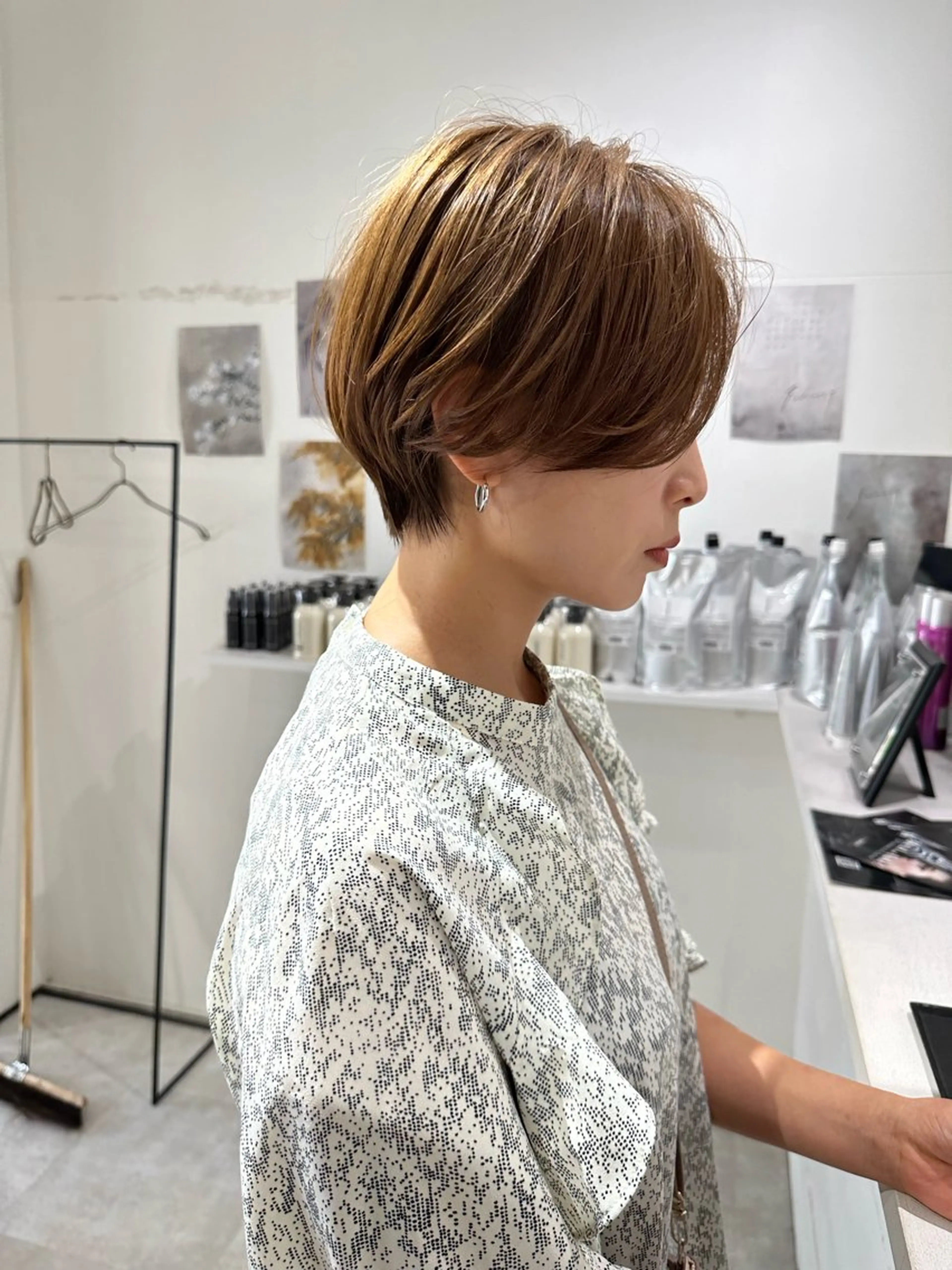 ショート ショートヘア ユイ 別府ですのヘアスタイル