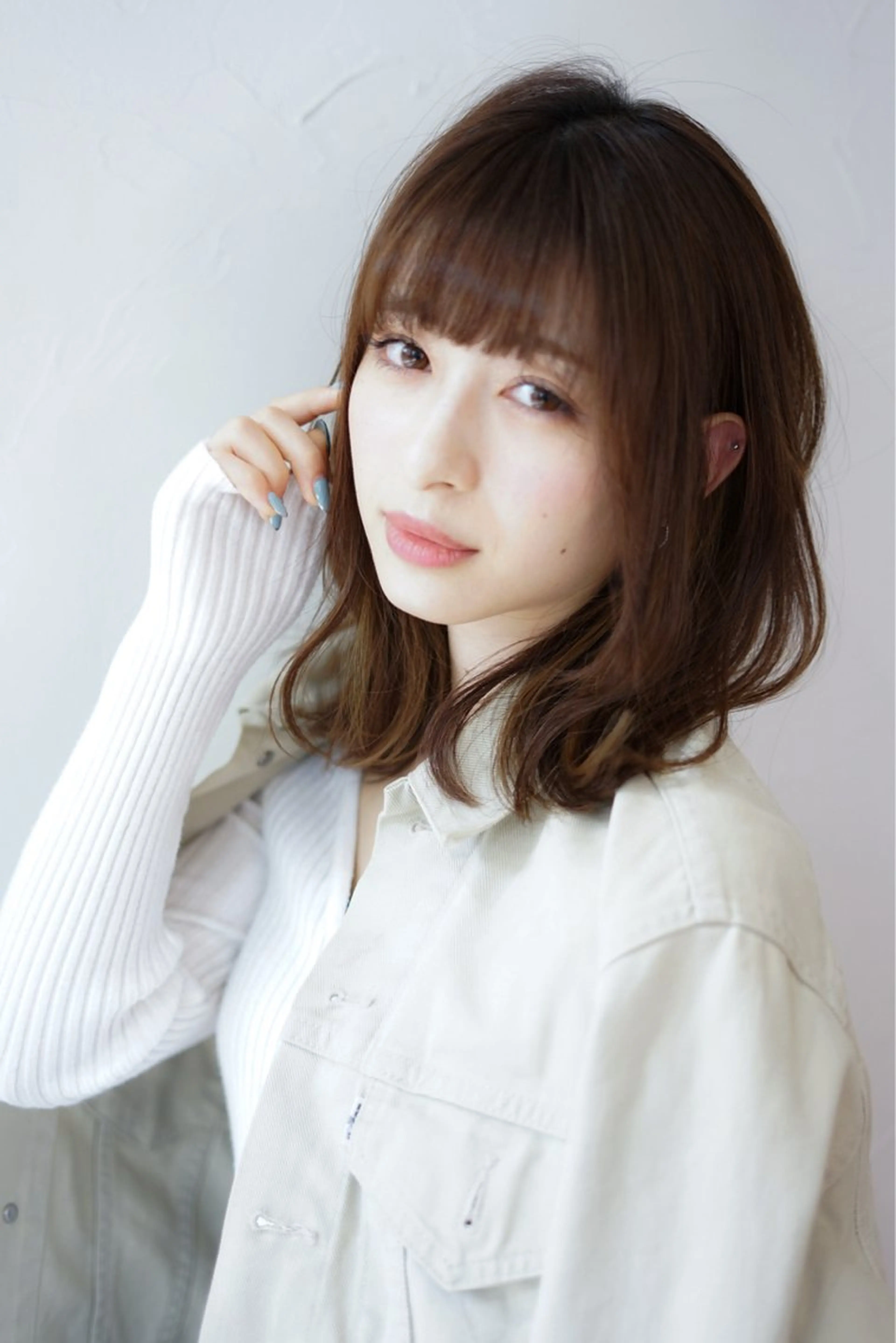 セミロング カット パーマ ✂️髪質改善美髪矯正 KOTA⭐️のヘアスタイル