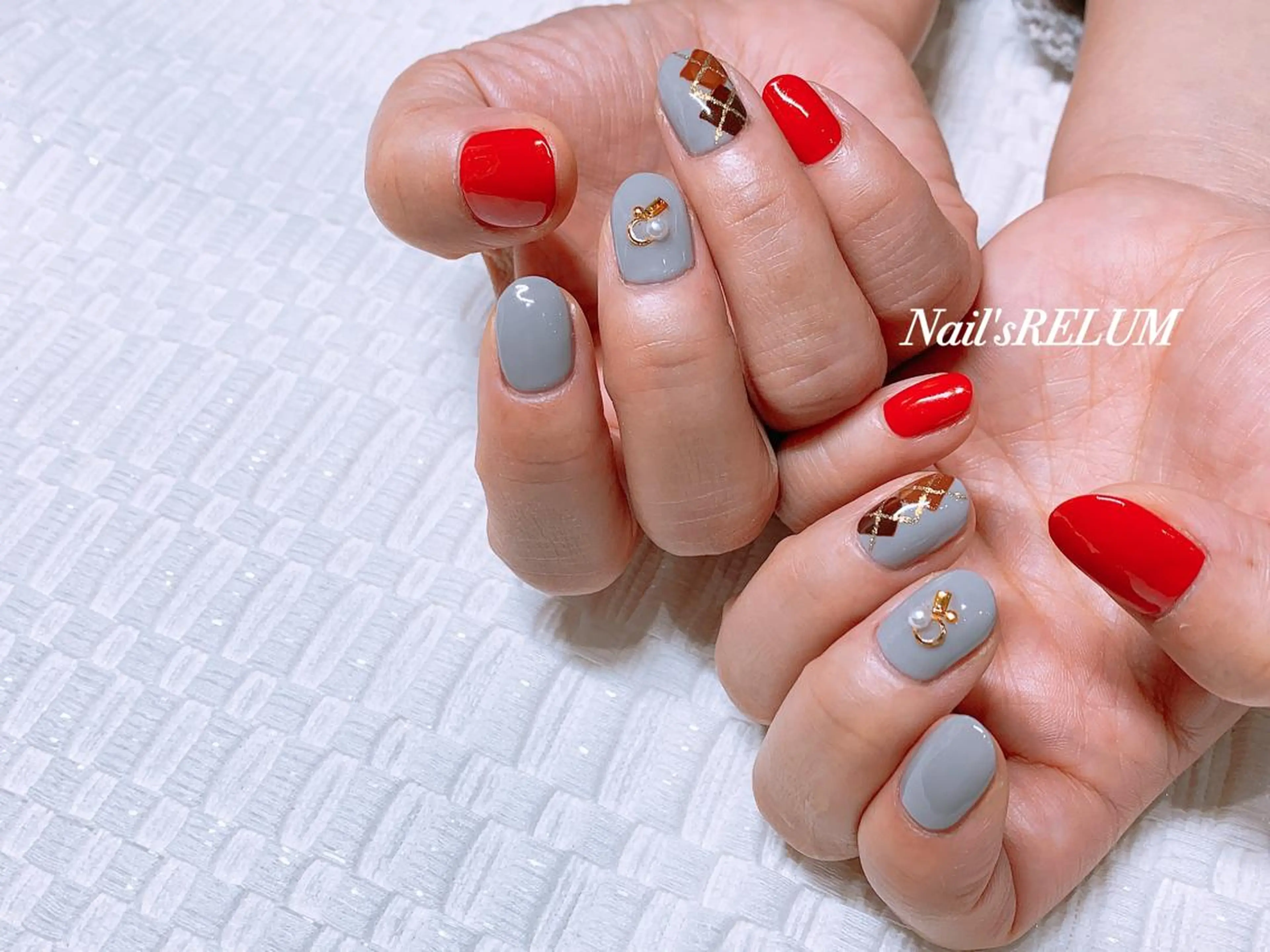 ネイル アートネイル ハンドネイル THECOLORS所属・近貞 莉奈のネイルデザイン