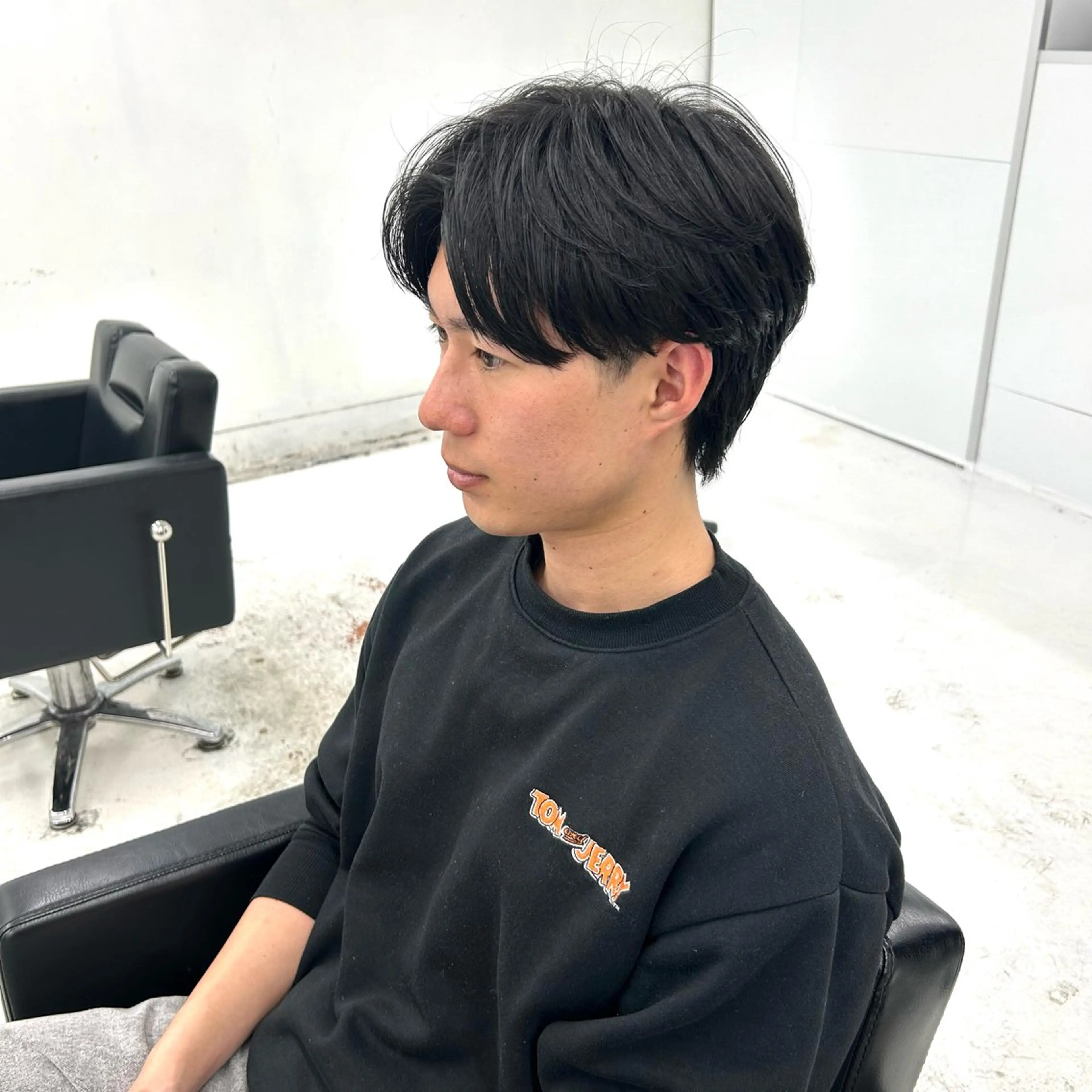 ショート パーマ メンズ センターパート カット パーマ 【メンズパーマ特化】 🍏網中勇喜のヘアスタイル