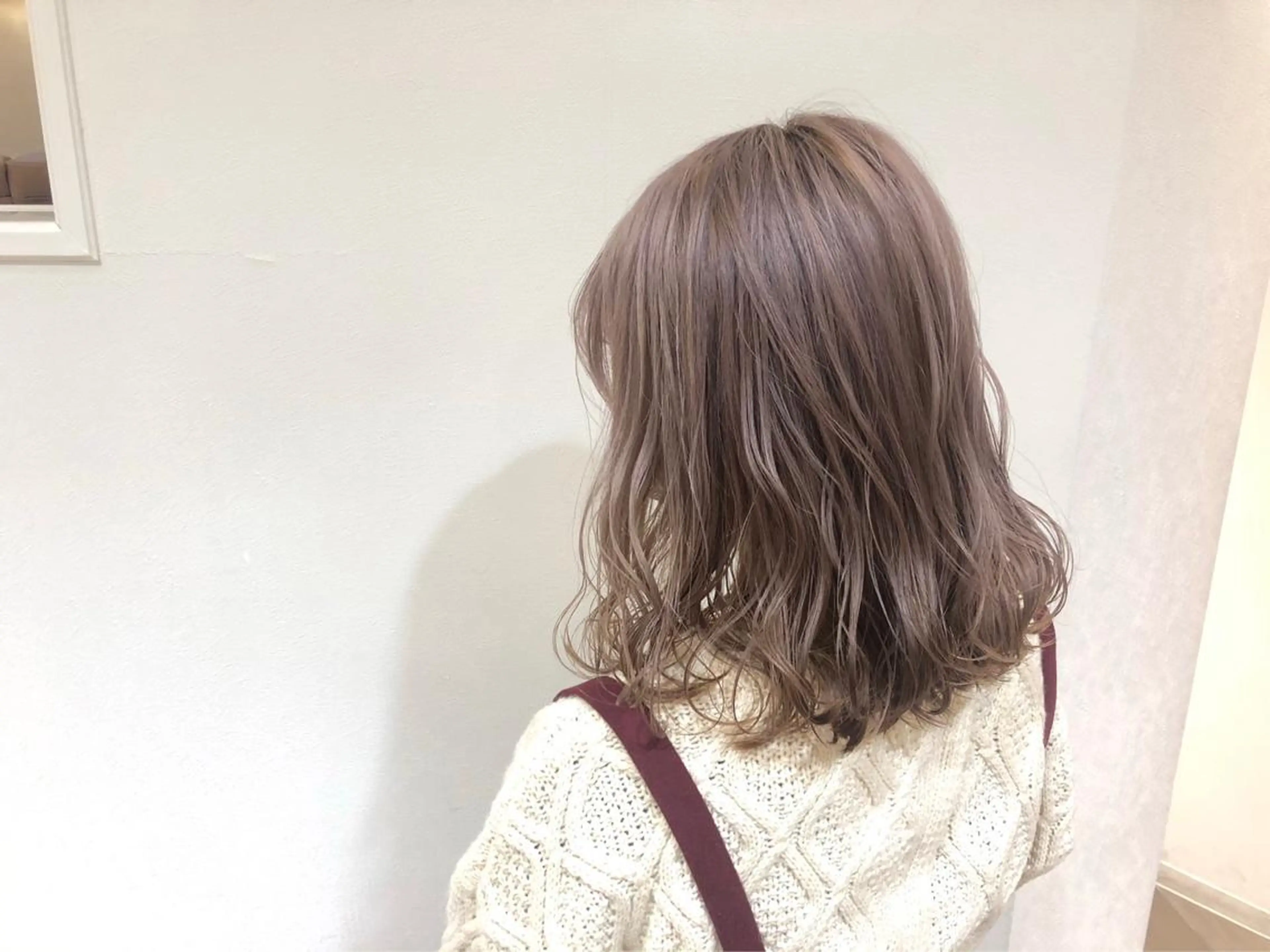 カラー Sherry/R 三川町 ayakaのヘアスタイル