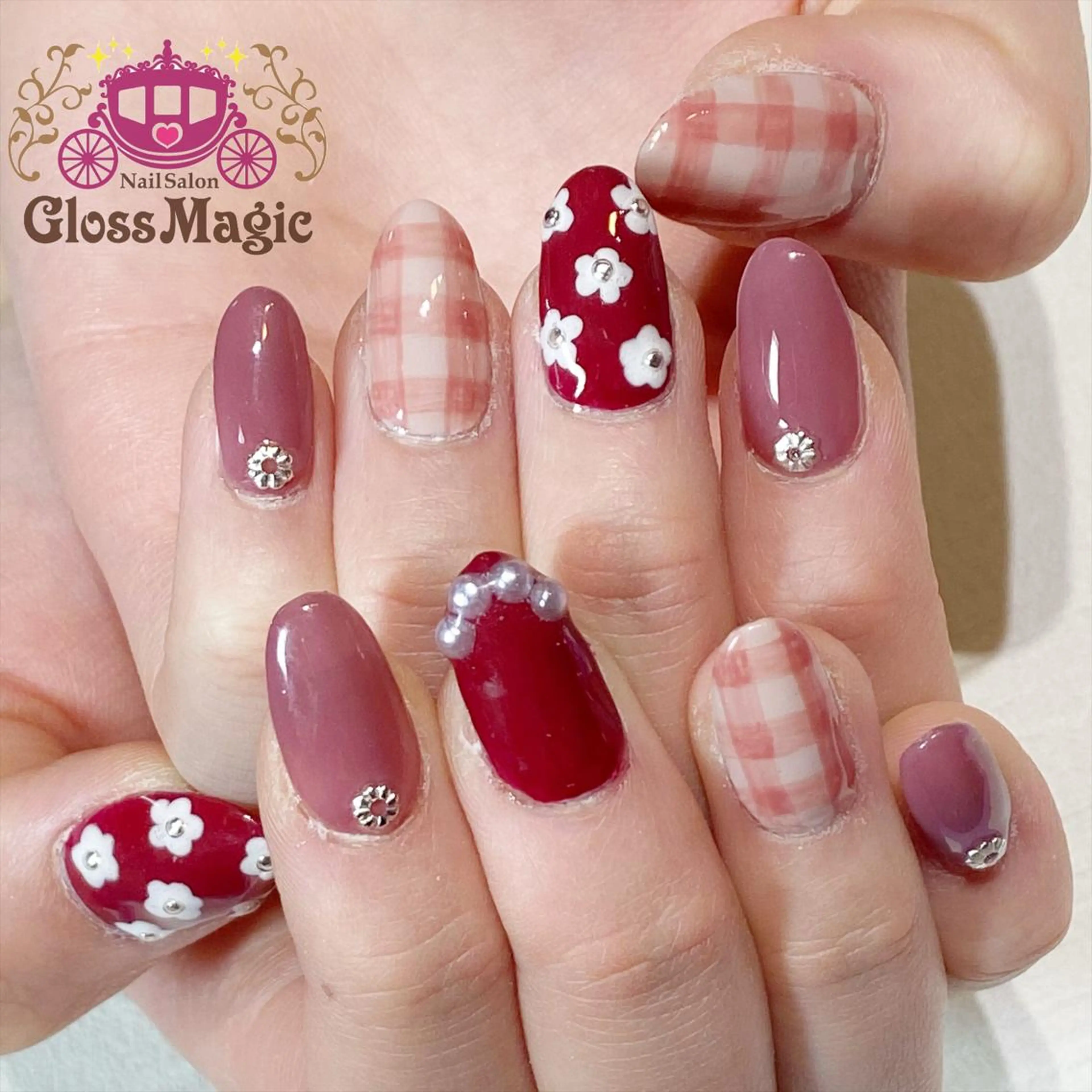 ネイル 長さ出し ハンドネイル YUN 💅のネイルデザイン