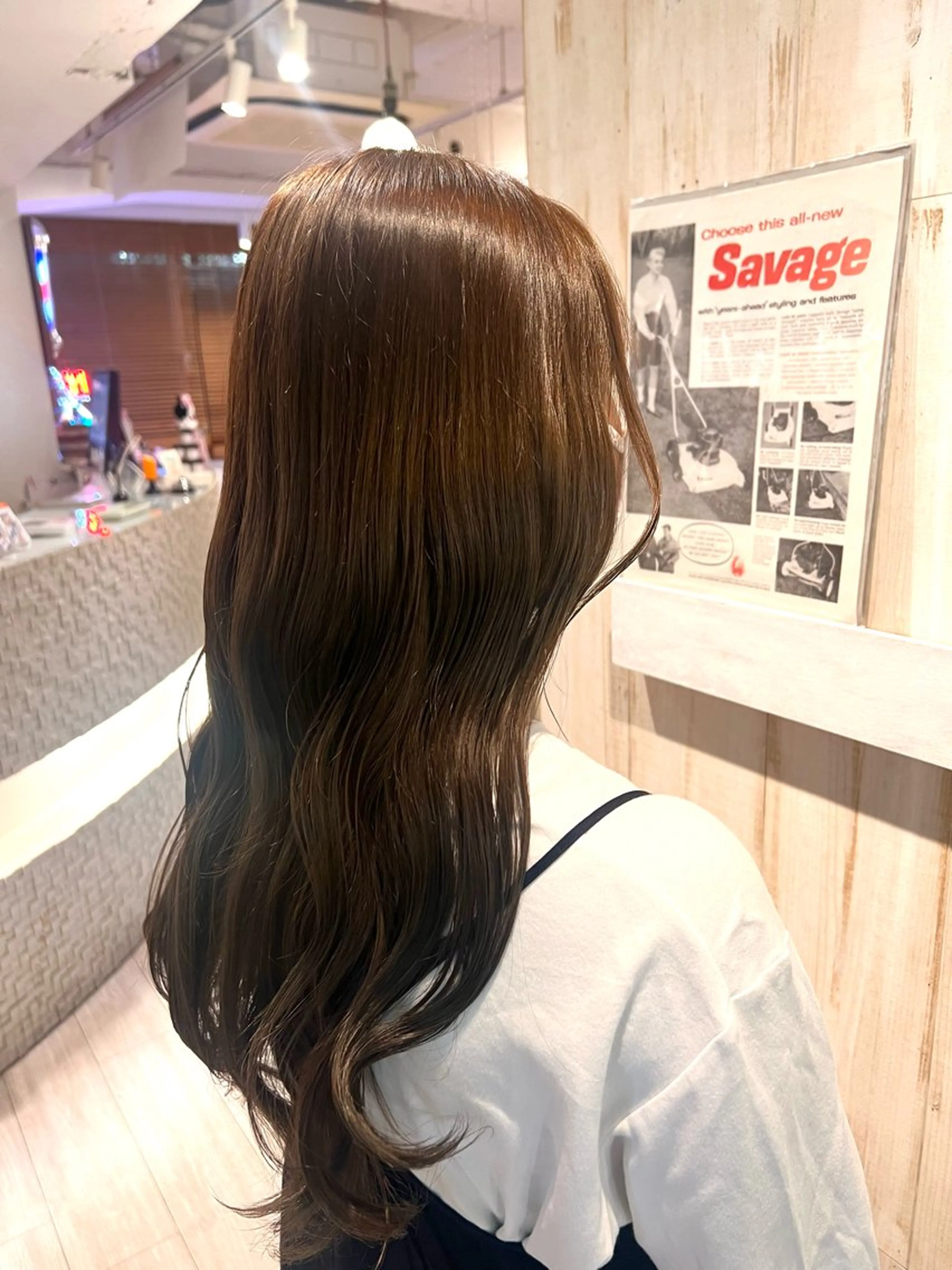 ロング カラー 顔周りカット/ボブ/ ツヤ髪/coconaのヘアスタイル