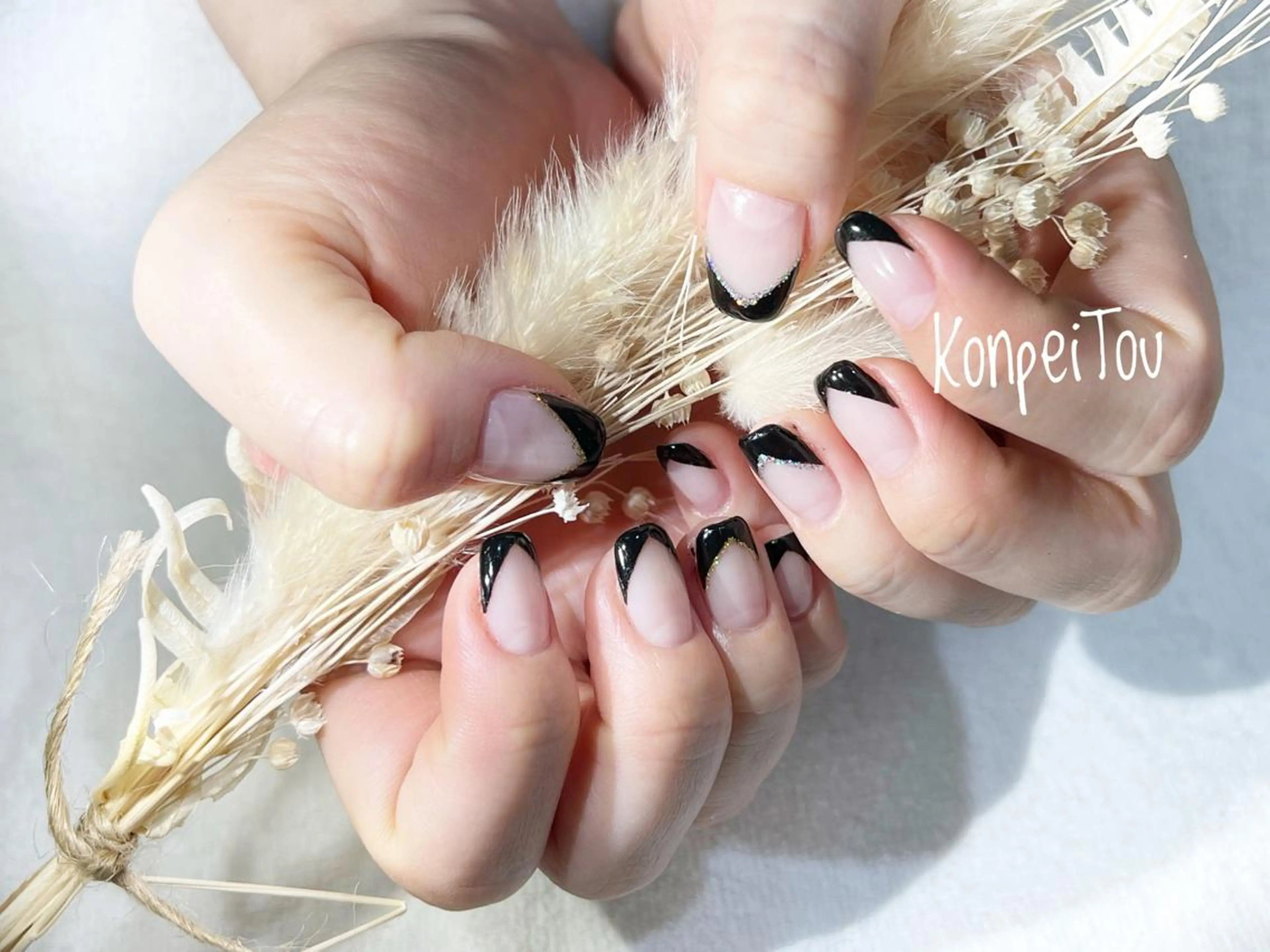 ネイル アートネイル フレンチネイル おうちのネイルサロン　konpeiTou〜こんぺいとう〜所属・おうちのネイルサロン KonpeiTouのネイルデザイン