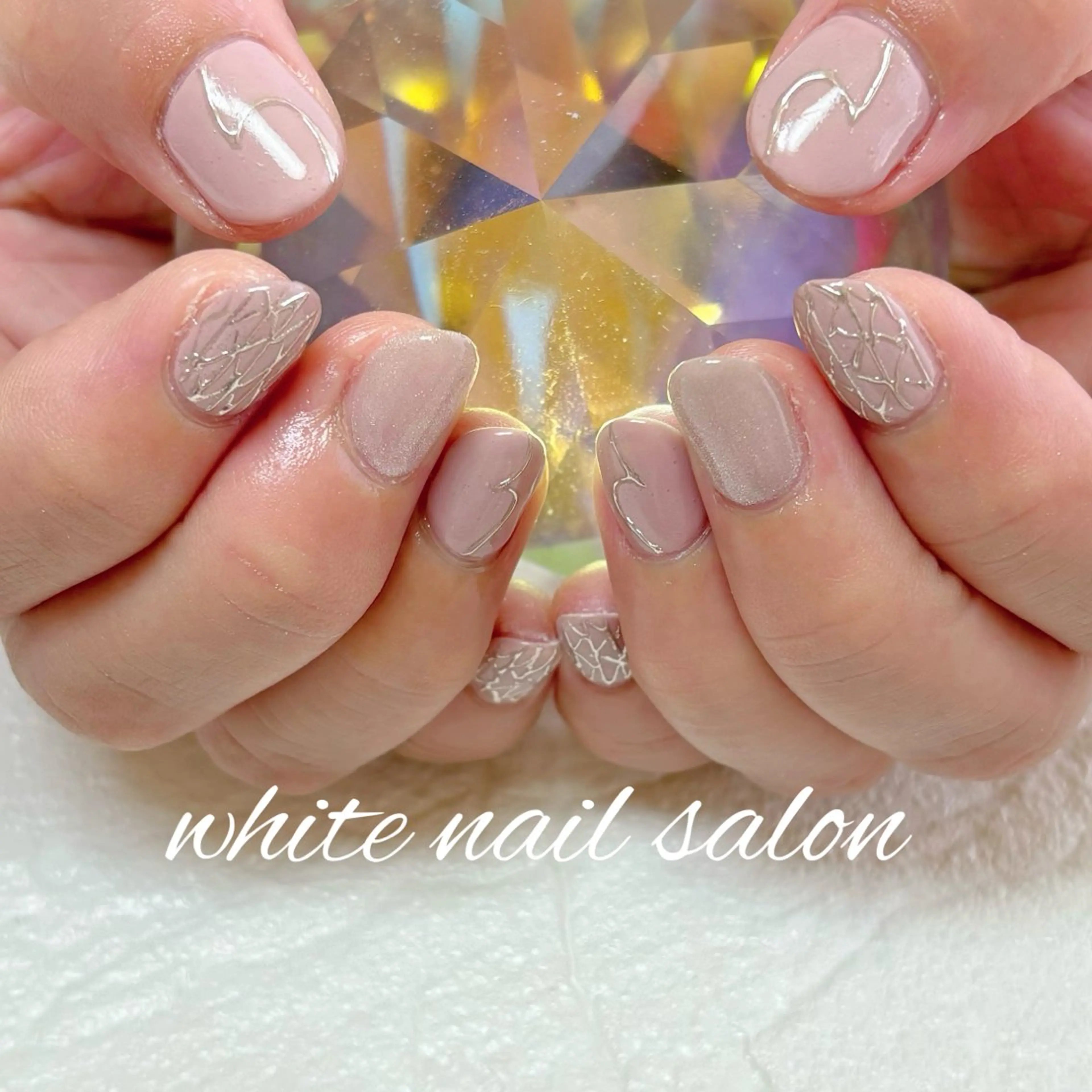 ネイル 持ち込み ホワイト ハンドネイル white nail salonのネイルデザイン