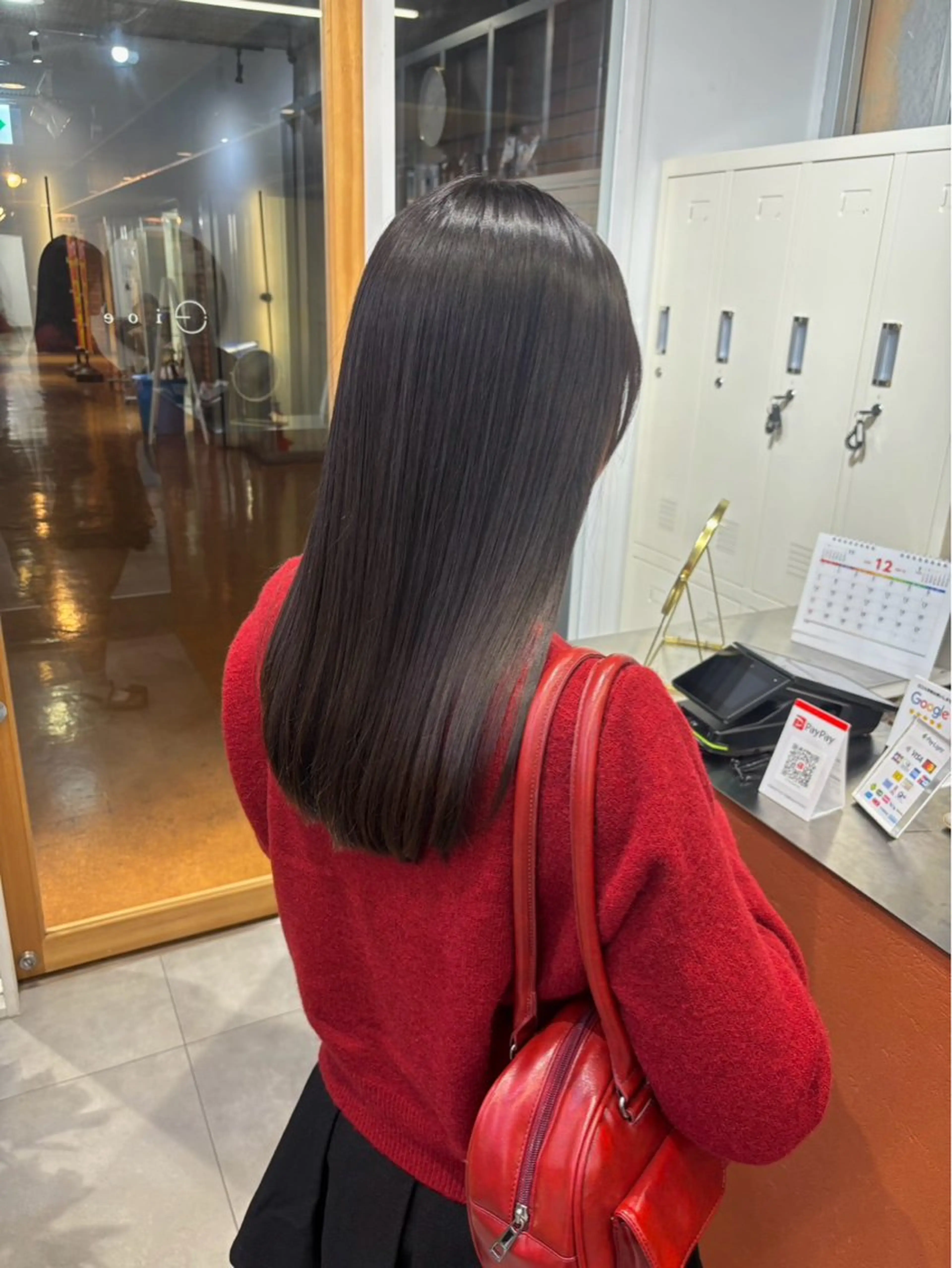 ミディアム 髪質改善 縮毛矯正 トリートメント 縮毛矯正 リキ/髪質改善 /縮毛矯正🫧のヘアスタイル