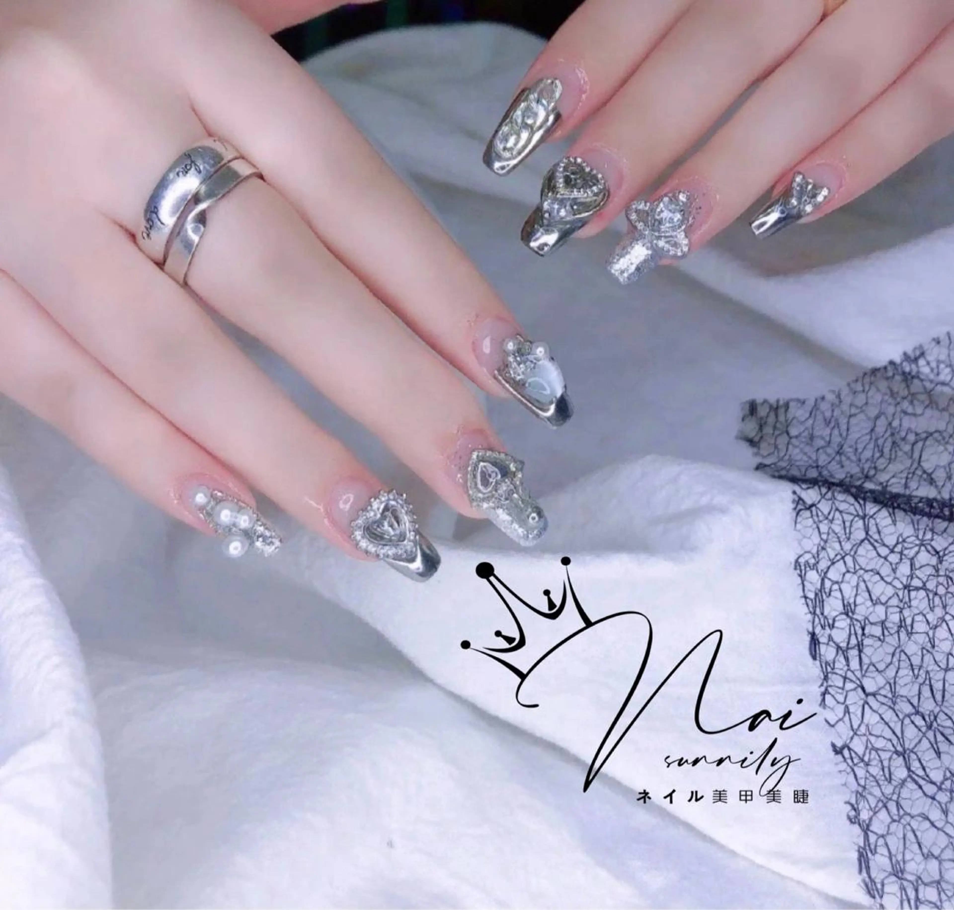 ネイル 長さだし専門店 M2　rikaのネイルデザイン