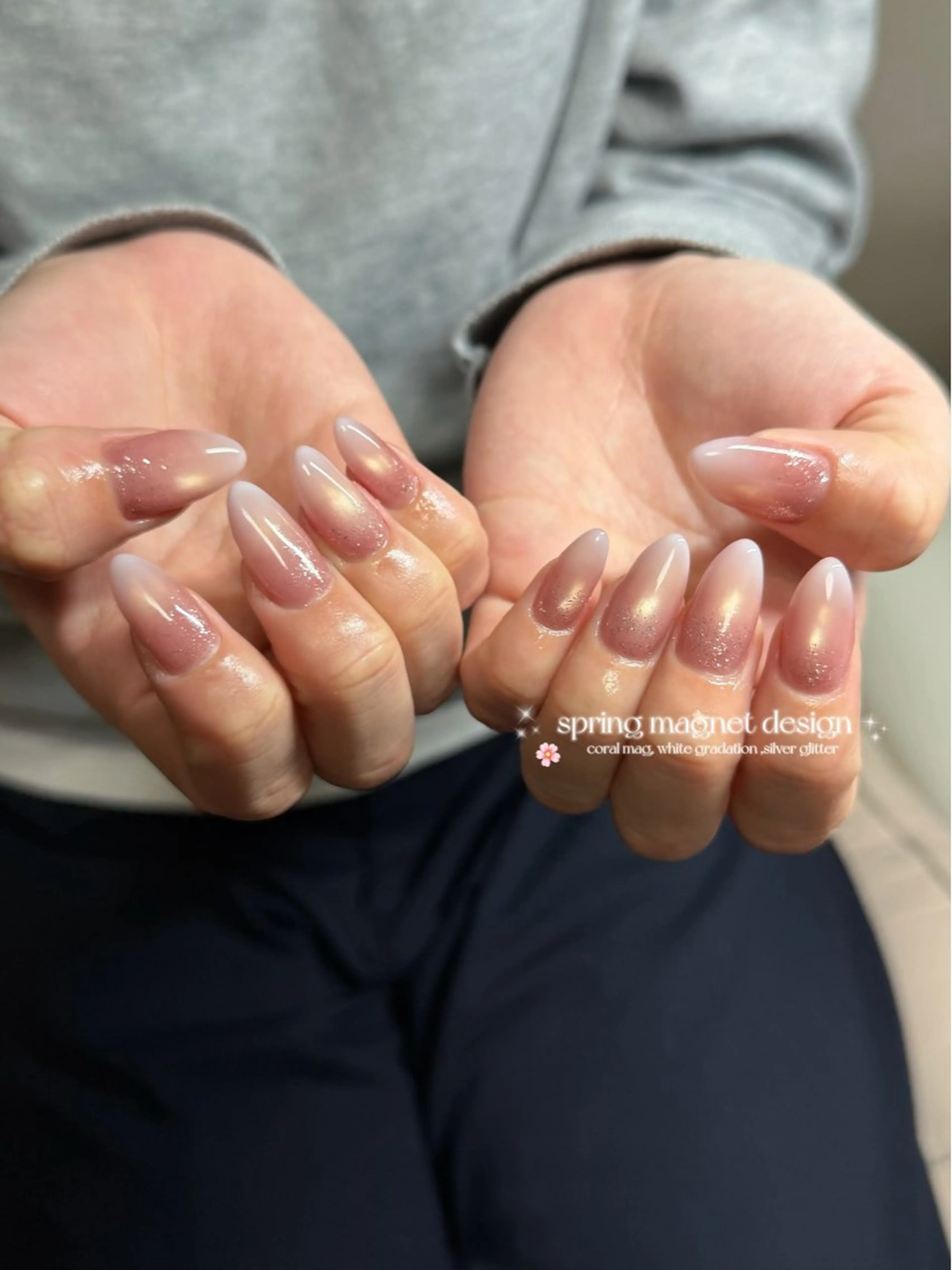 ネイル 春ネイル ハンドネイル nail salon rhune所属・nail salon rhuneのネイルデザイン