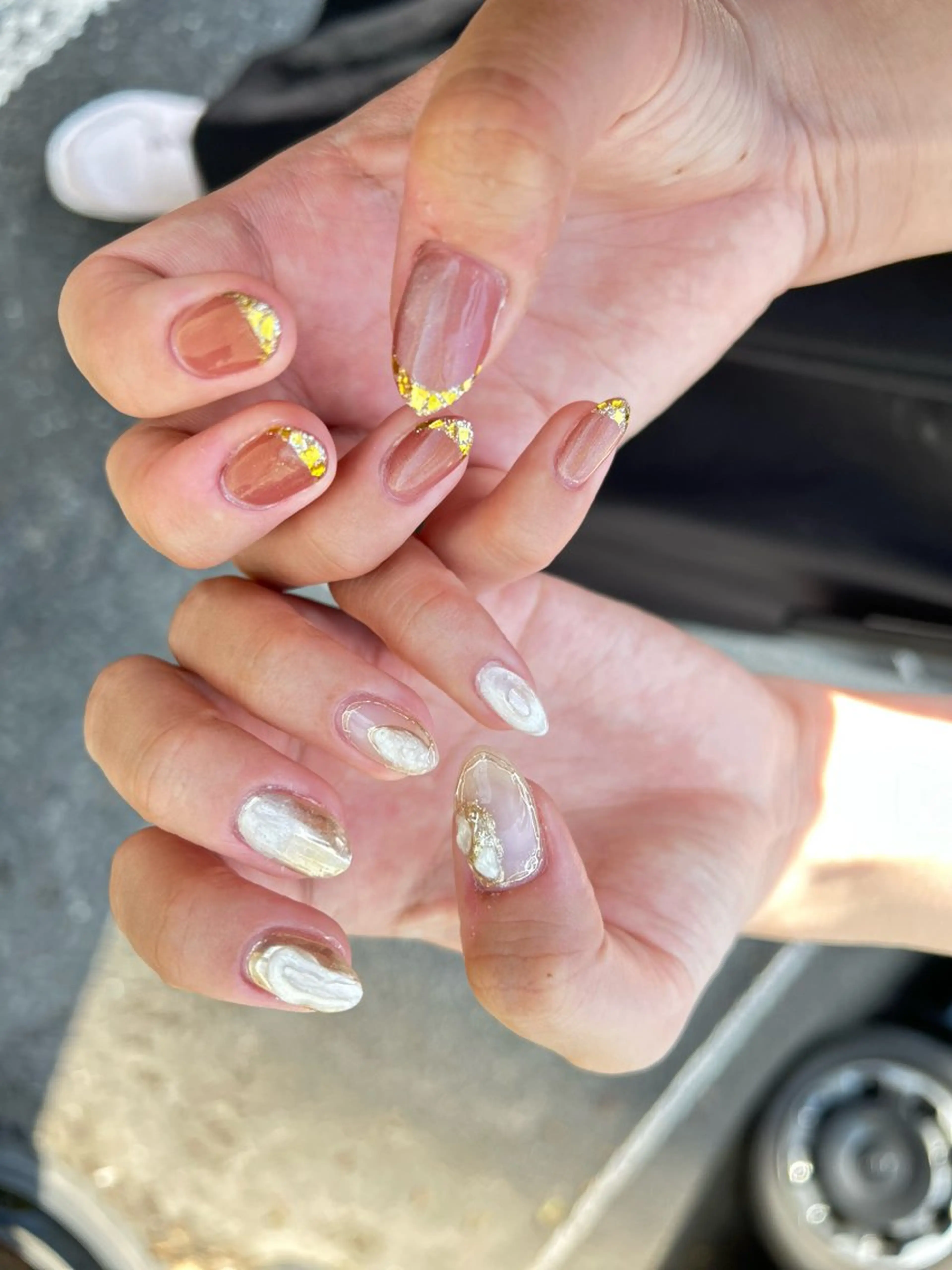 ネイル ハンドネイル フットネイル ✴︎ Delightのネイルデザイン