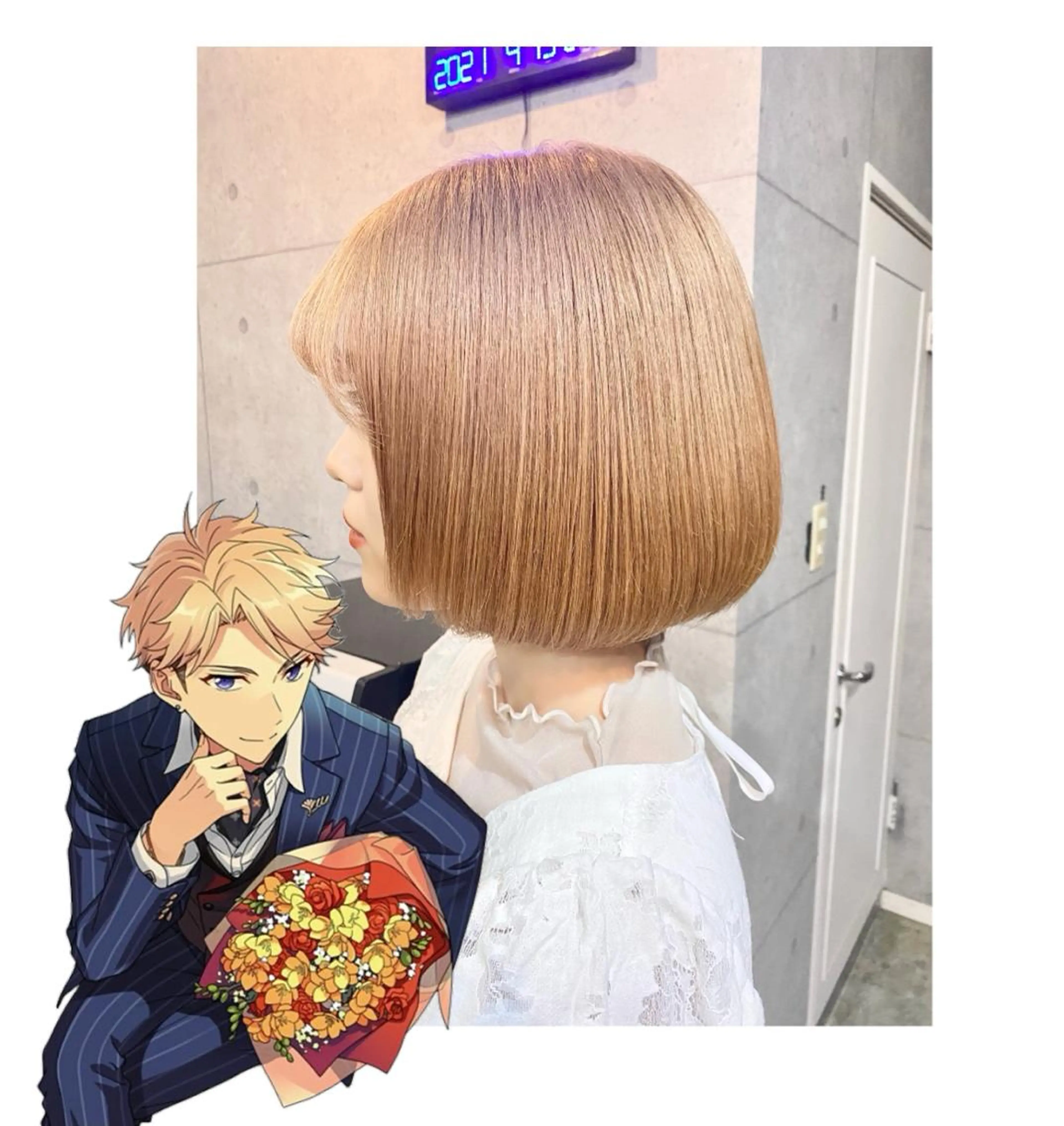 ショート カラー GARU-ガル-所属・TSUNO🦖 派手髪/オタク美容師のヘアスタイル