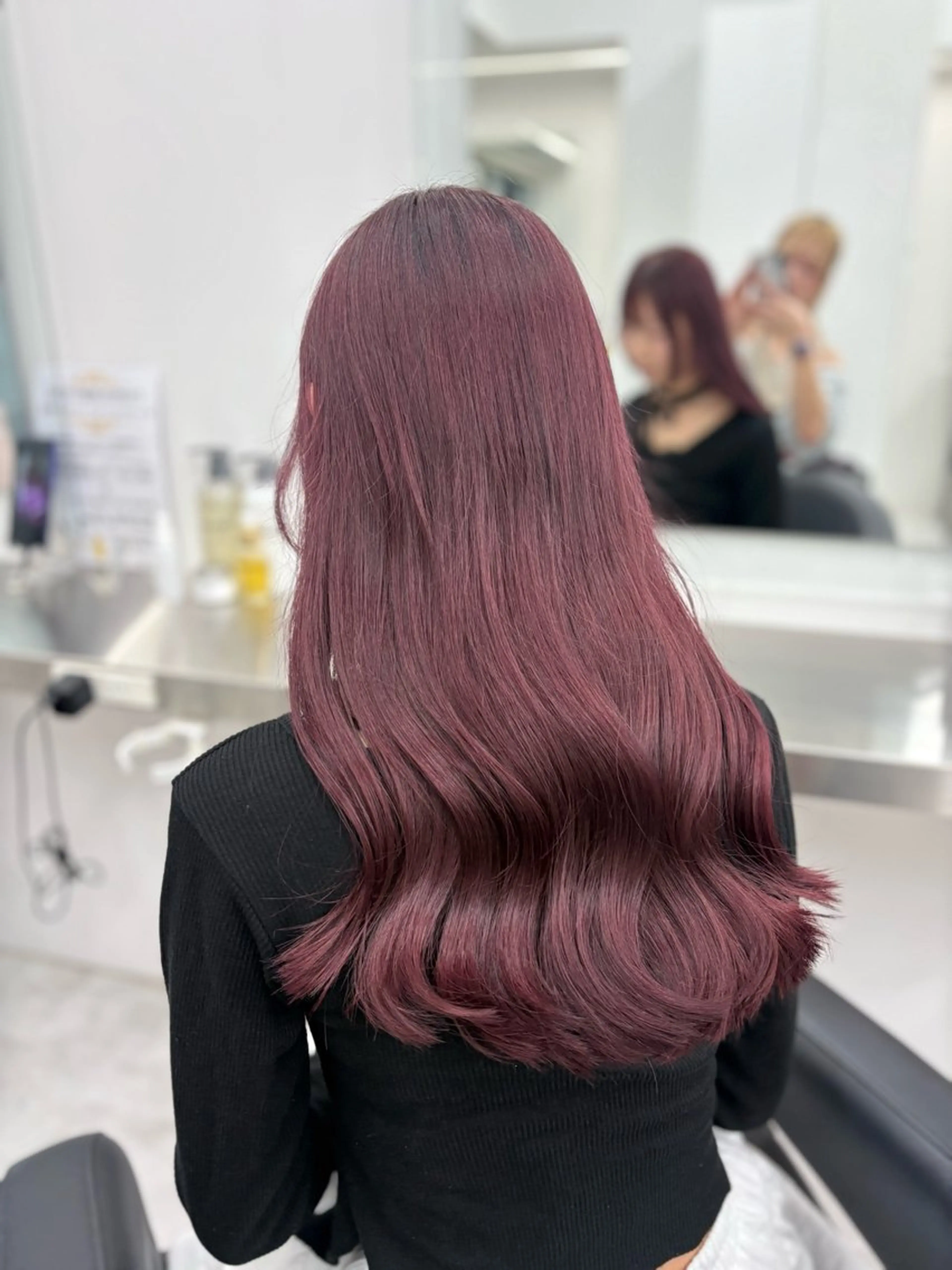 ロング カラー ヘアアレンジ ヘアカラー ヘッドスパ ヘアセット 🫧‪🎀うる艶暖色 🏹Nanako🎀のヘアスタイル