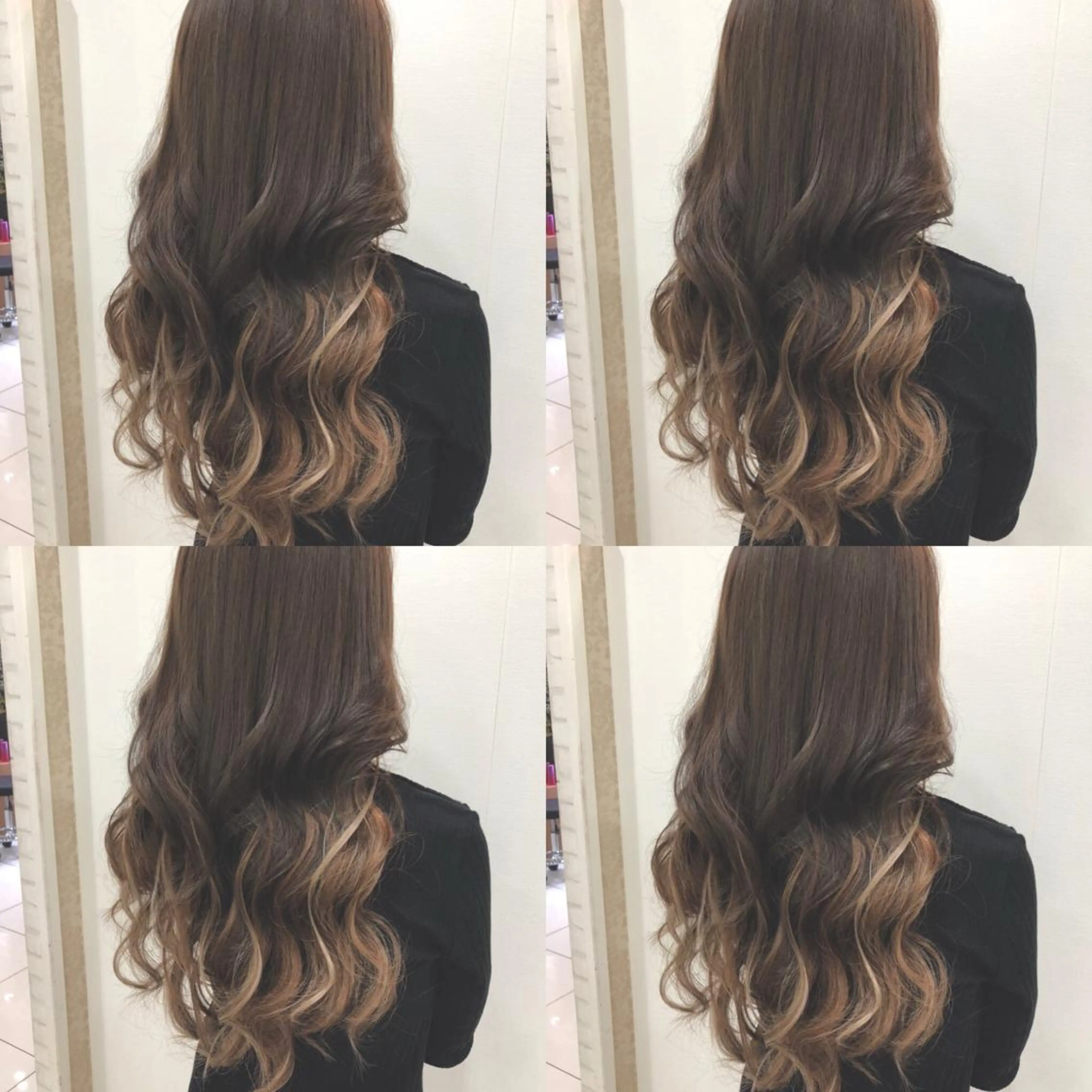ロング カラー ベージュカラー ハイライトカラー ハイライト 🌷MAYU 🌷のヘアスタイル