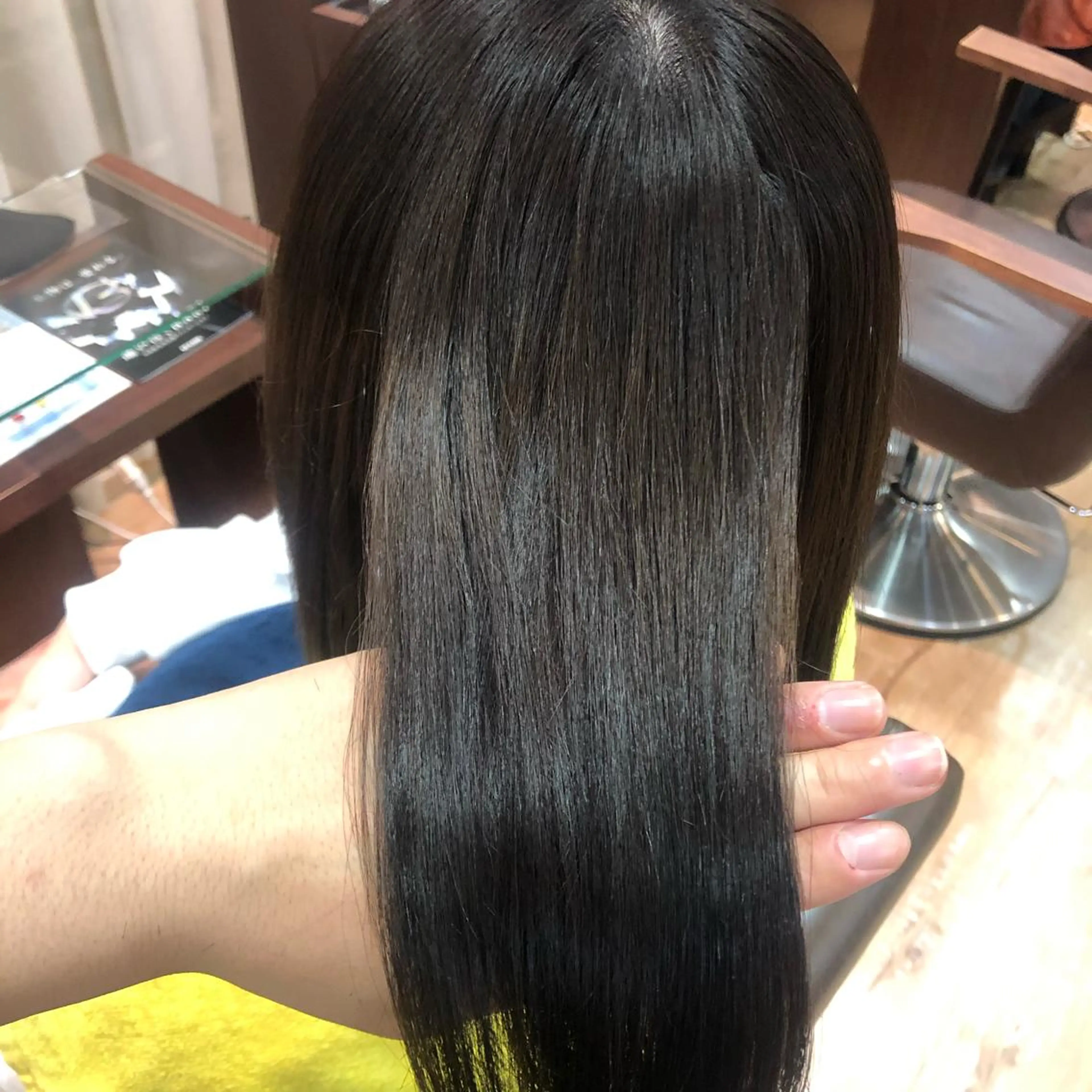 セミロング カラー ブラウンカラー 大阪長居🌱野見山 卓也のヘアスタイル