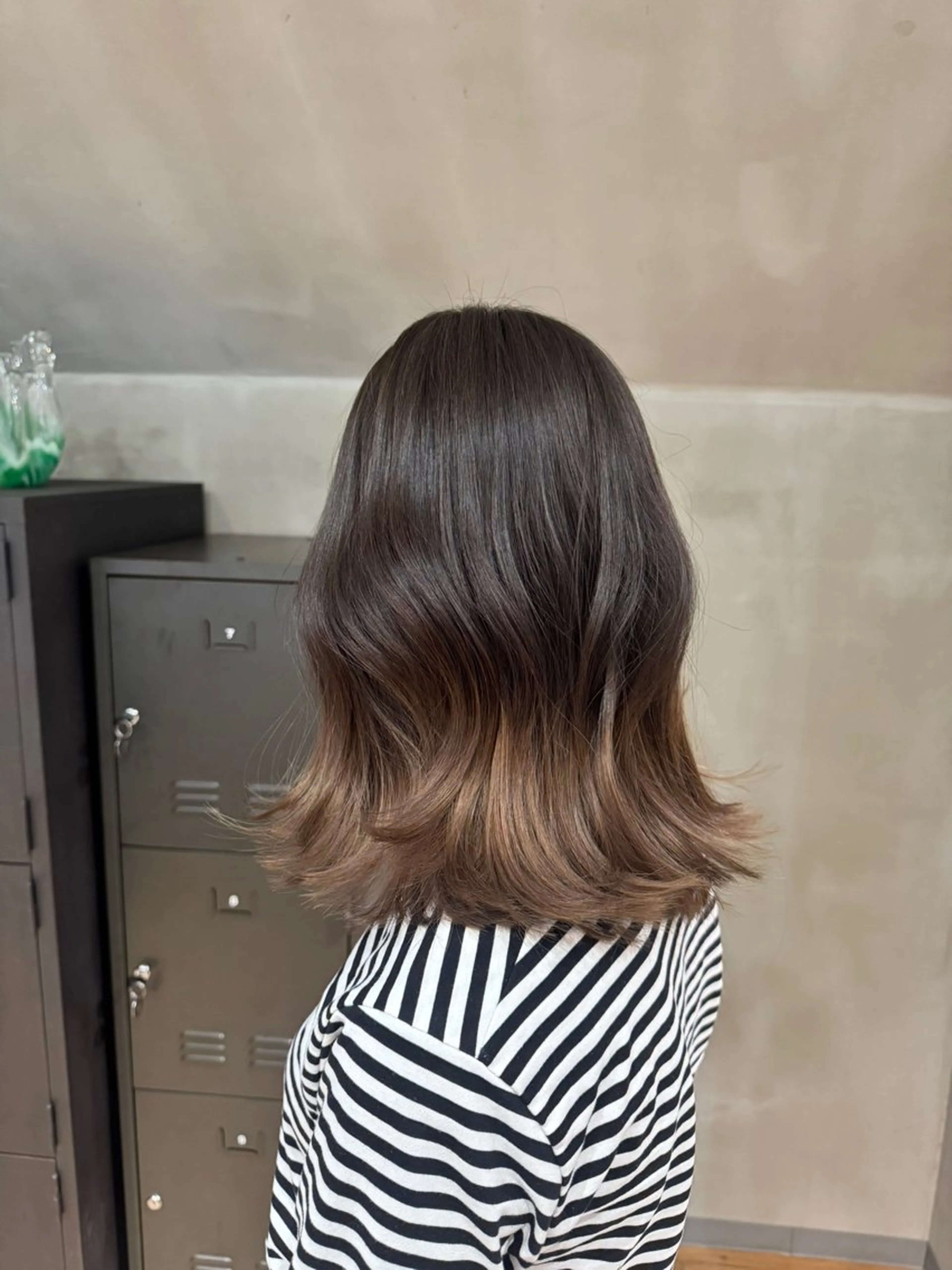 ミディアム カラー グラデーションカラー Hina/ハイライト 、パーマモデル募集中のヘアスタイル