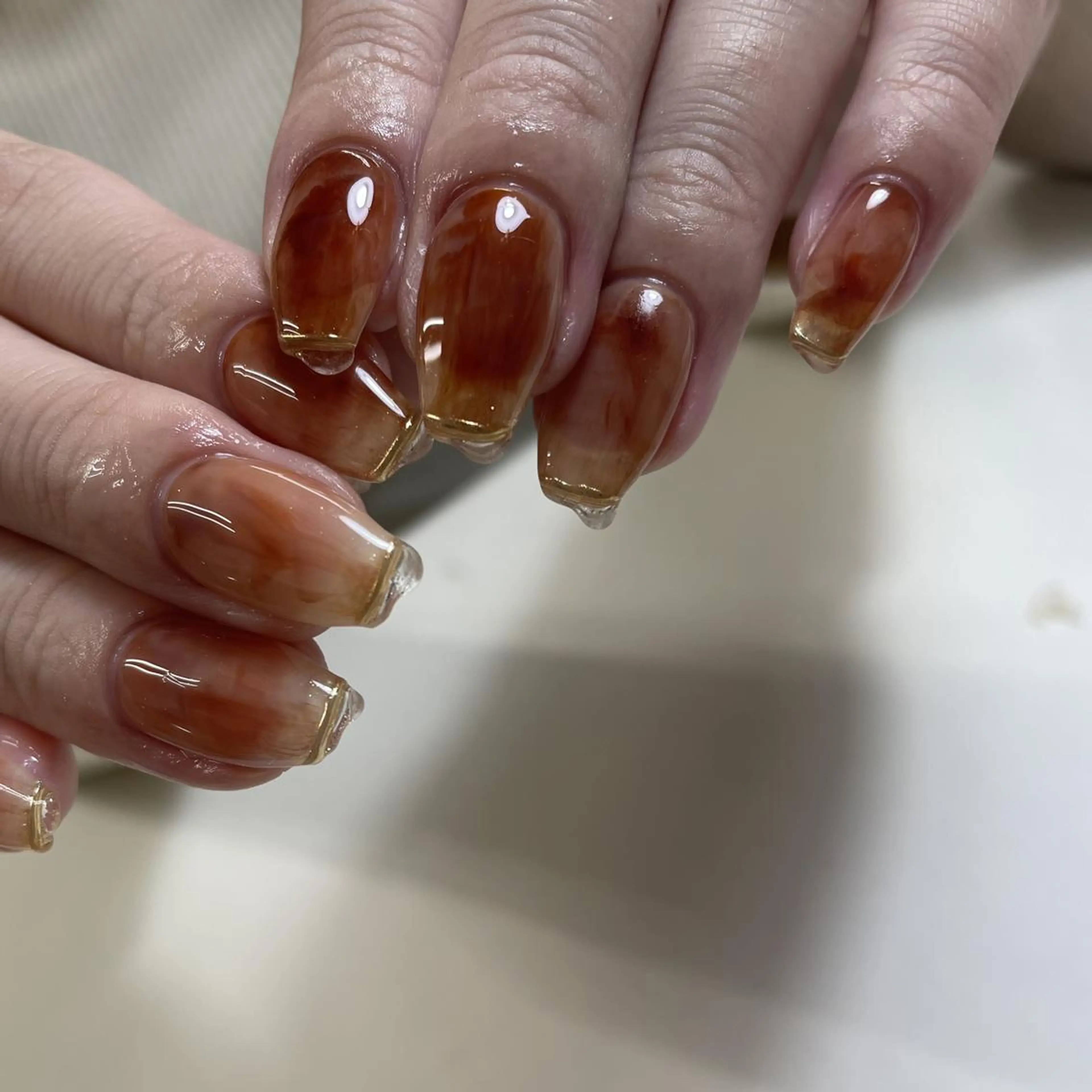 ネイル p.o.n. nuance/個性的のネイルデザイン