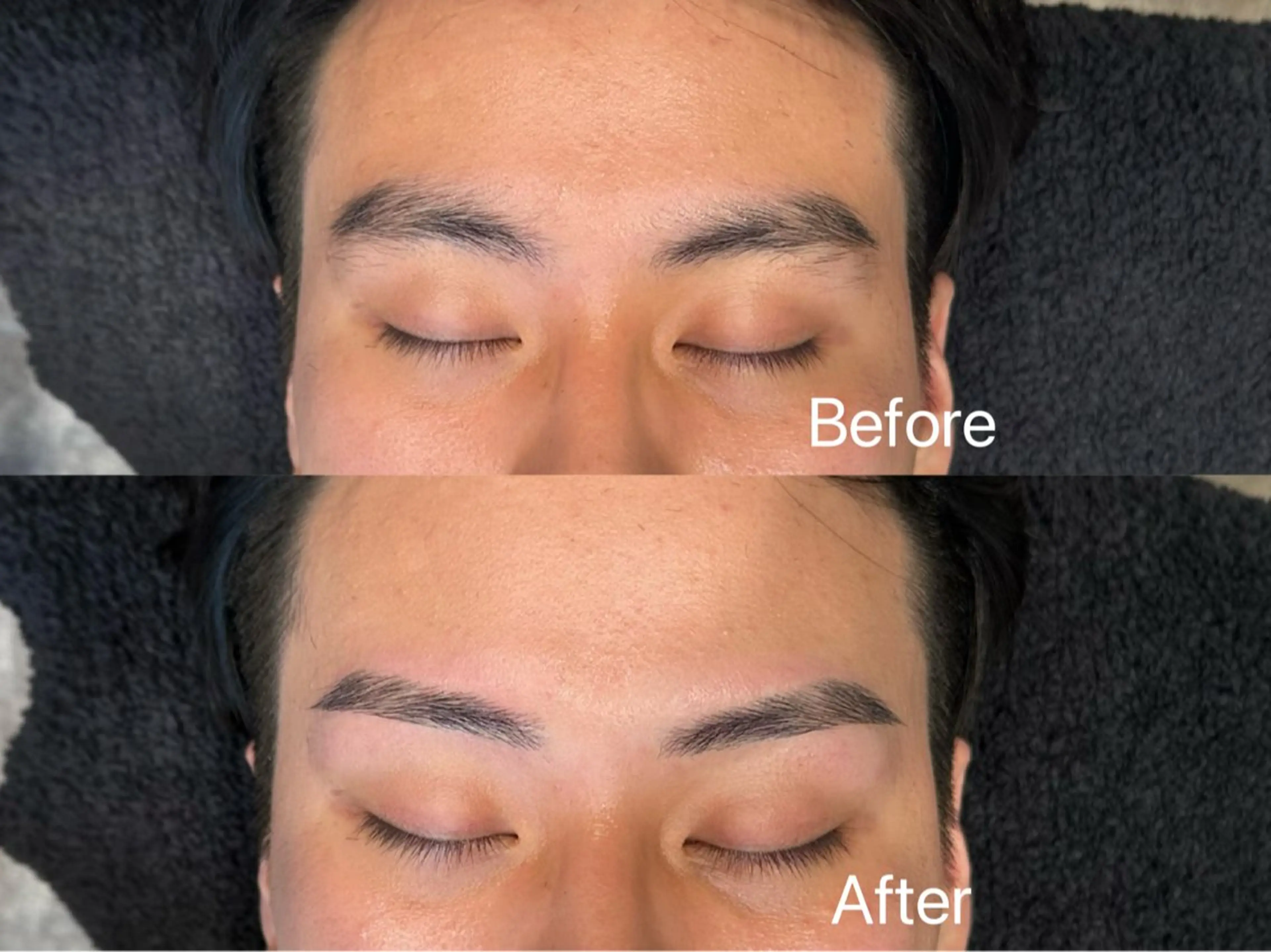 メンズ アイブロウ センターパート メンズアイブロウ メンズカット×眉毛 デザイナー⚘Nanaの眉毛・アイブロウイメージ