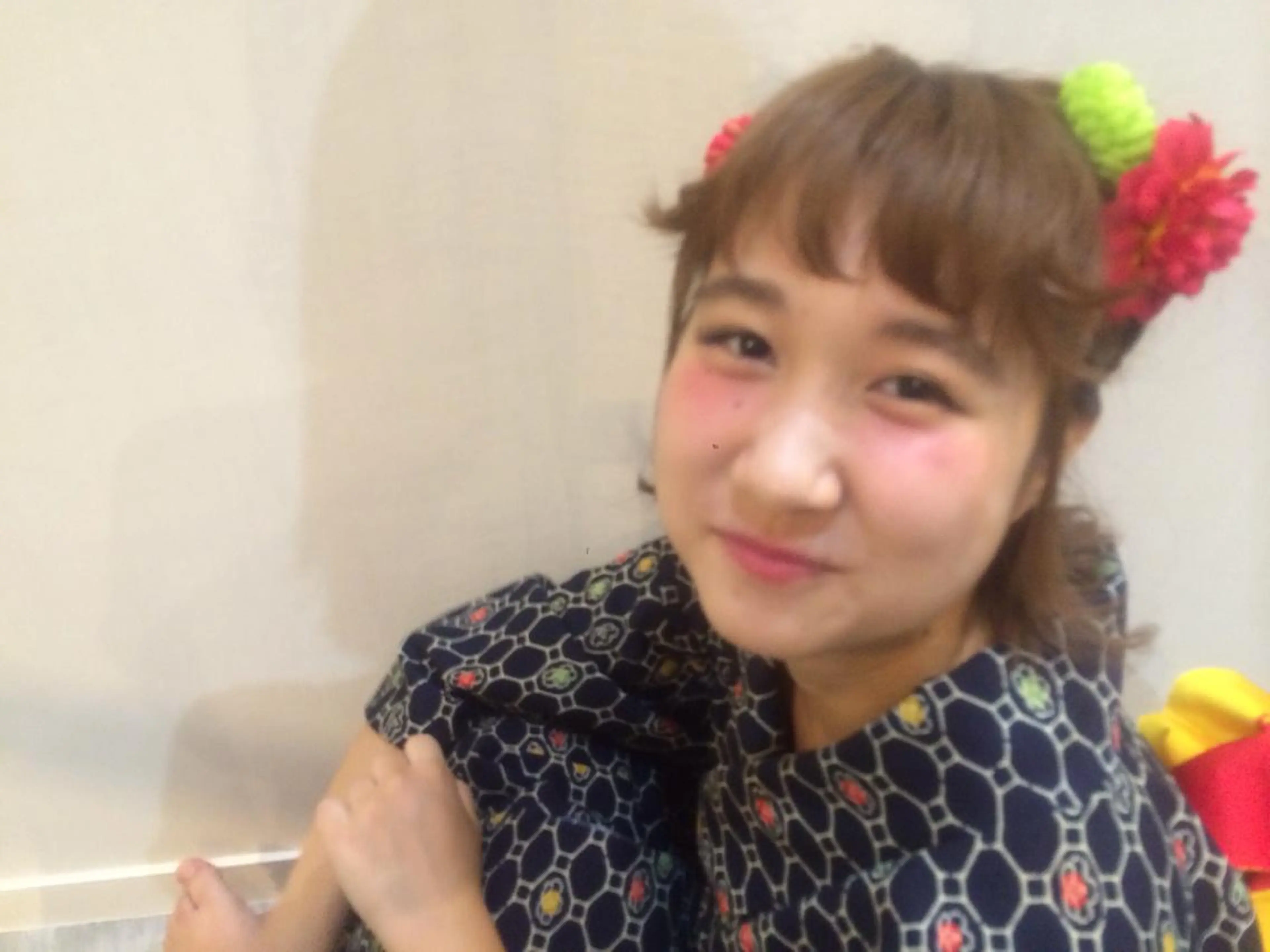 ヘアアレンジ 浴衣 にった みずきのヘアスタイル