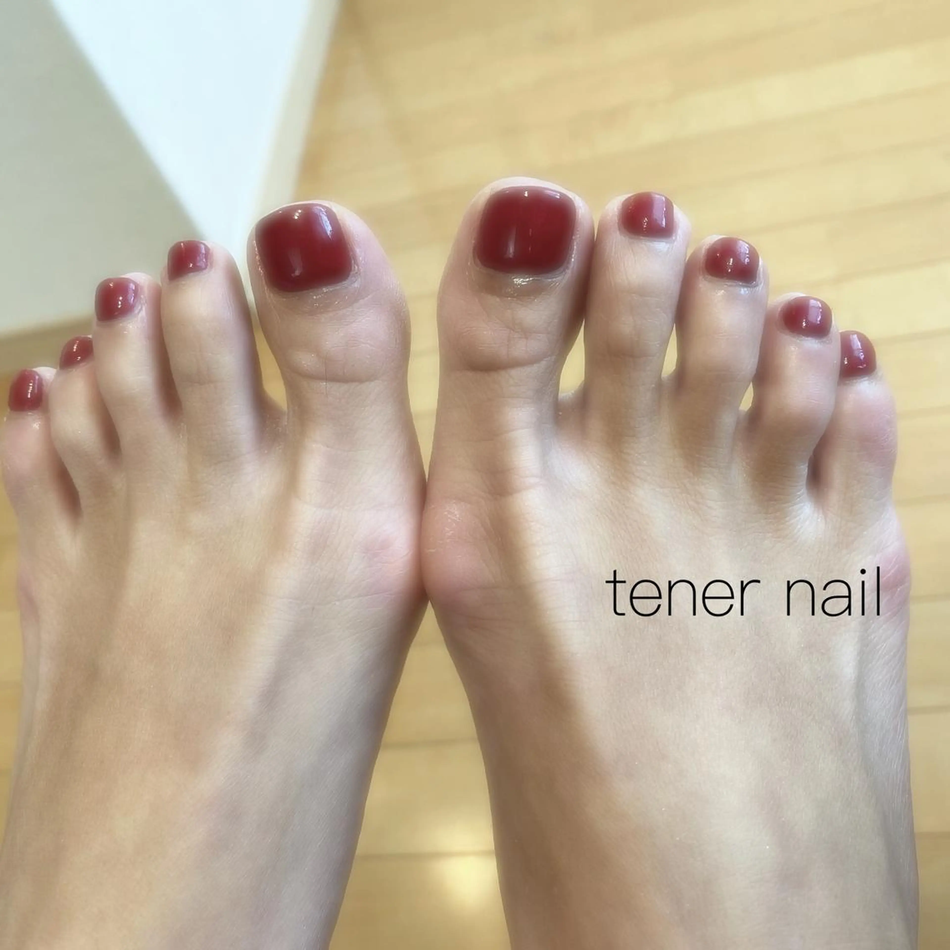 ネイル ボルドー ネイビー 赤色 春ネイル tener  nail  テネルネイル所属・テネルネイル tener nailのネイルデザイン