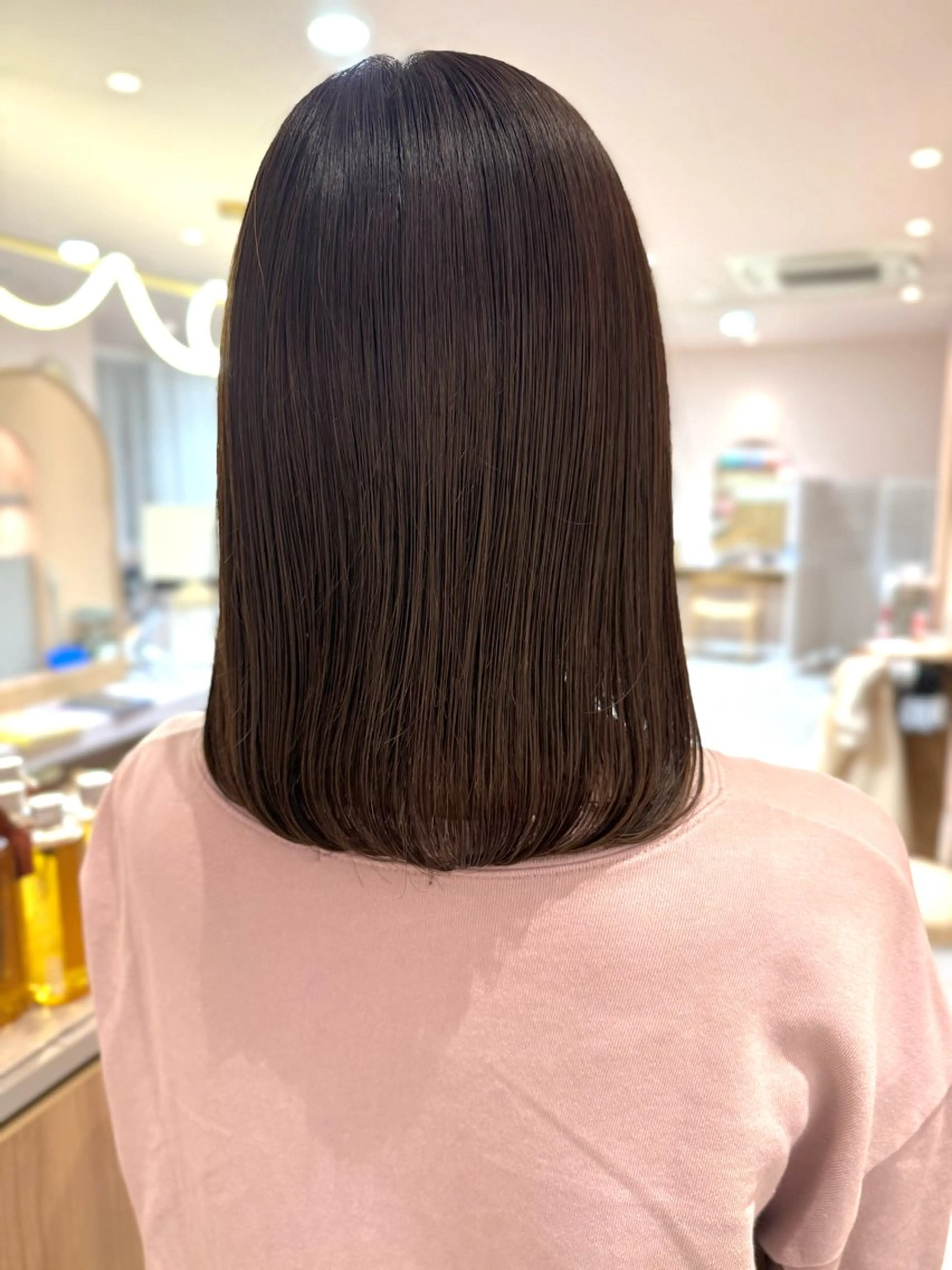 ミディアム カラー merc.🦋菱谷 はなのヘアスタイル