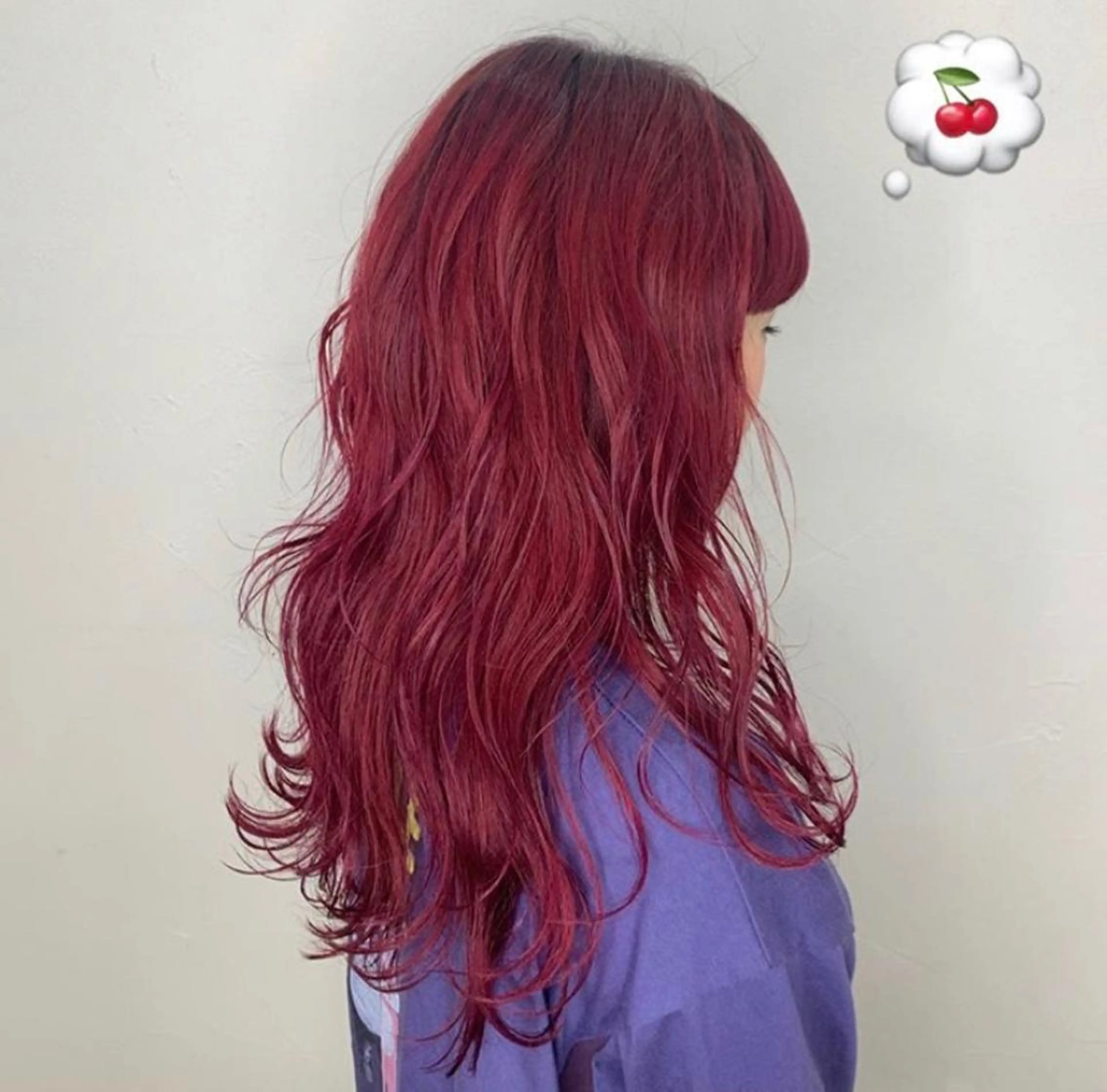 ロング 顔まわりレイヤー/ bob及川亜沙美のヘアスタイル