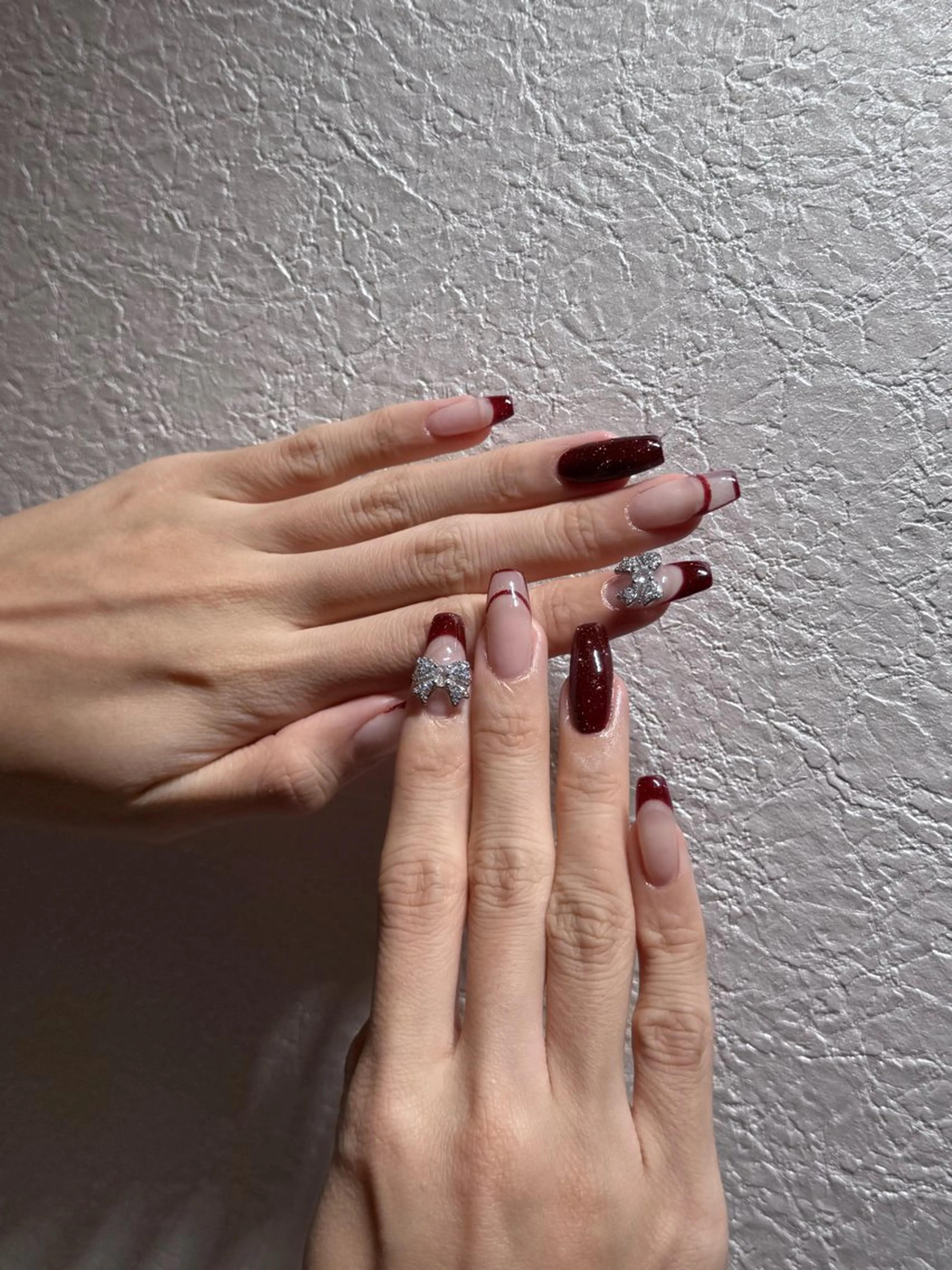 ネイル アートネイル フットネイル ジェルネイル ハート マグネットネイル Babarla　Nail　Salon所属・babarla Nailのネイルデザイン