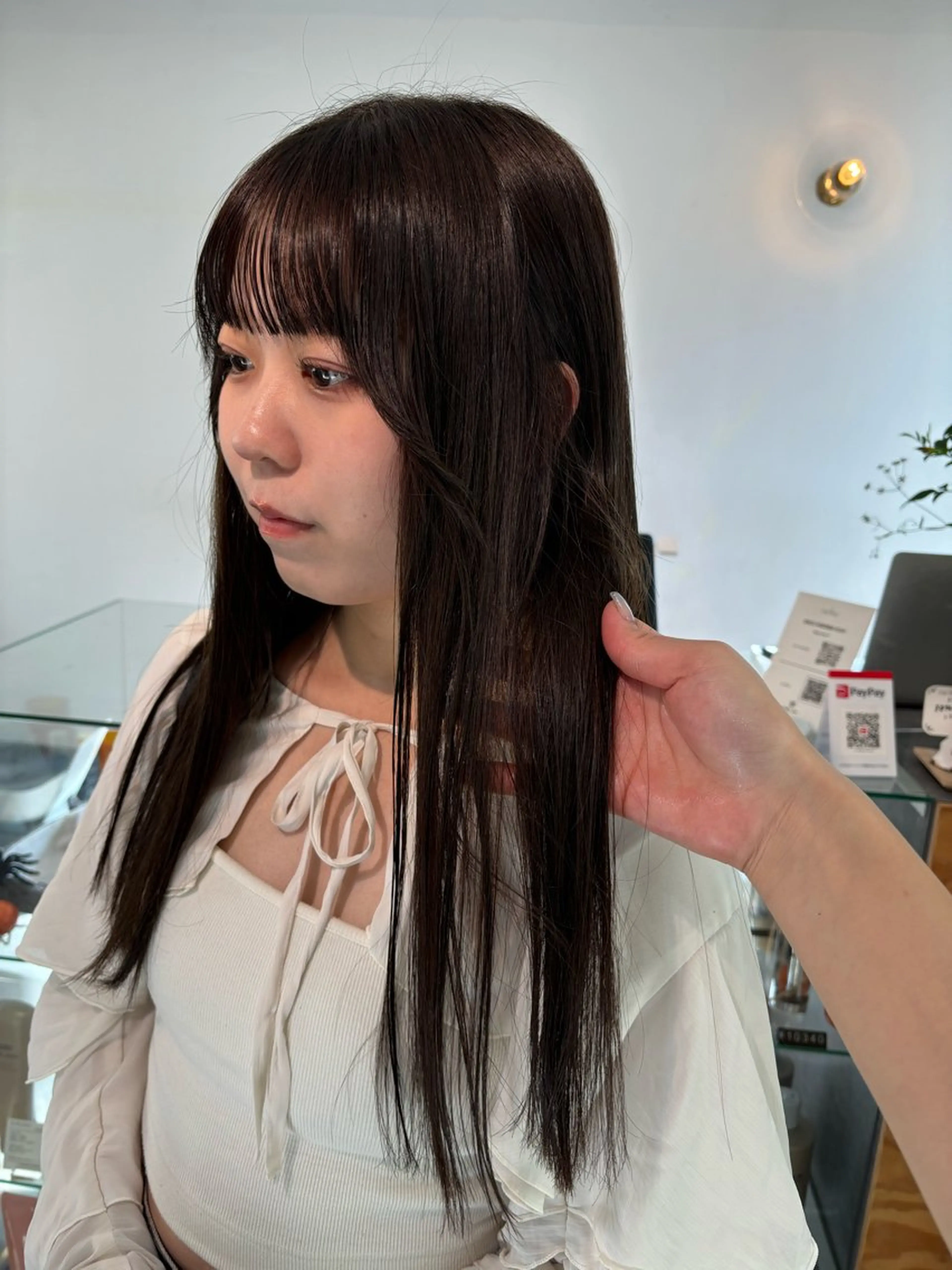 ロング カラー カット ヘアカラー トリートメント sakura🌸 レイヤー/韓国ヘアのヘアスタイル