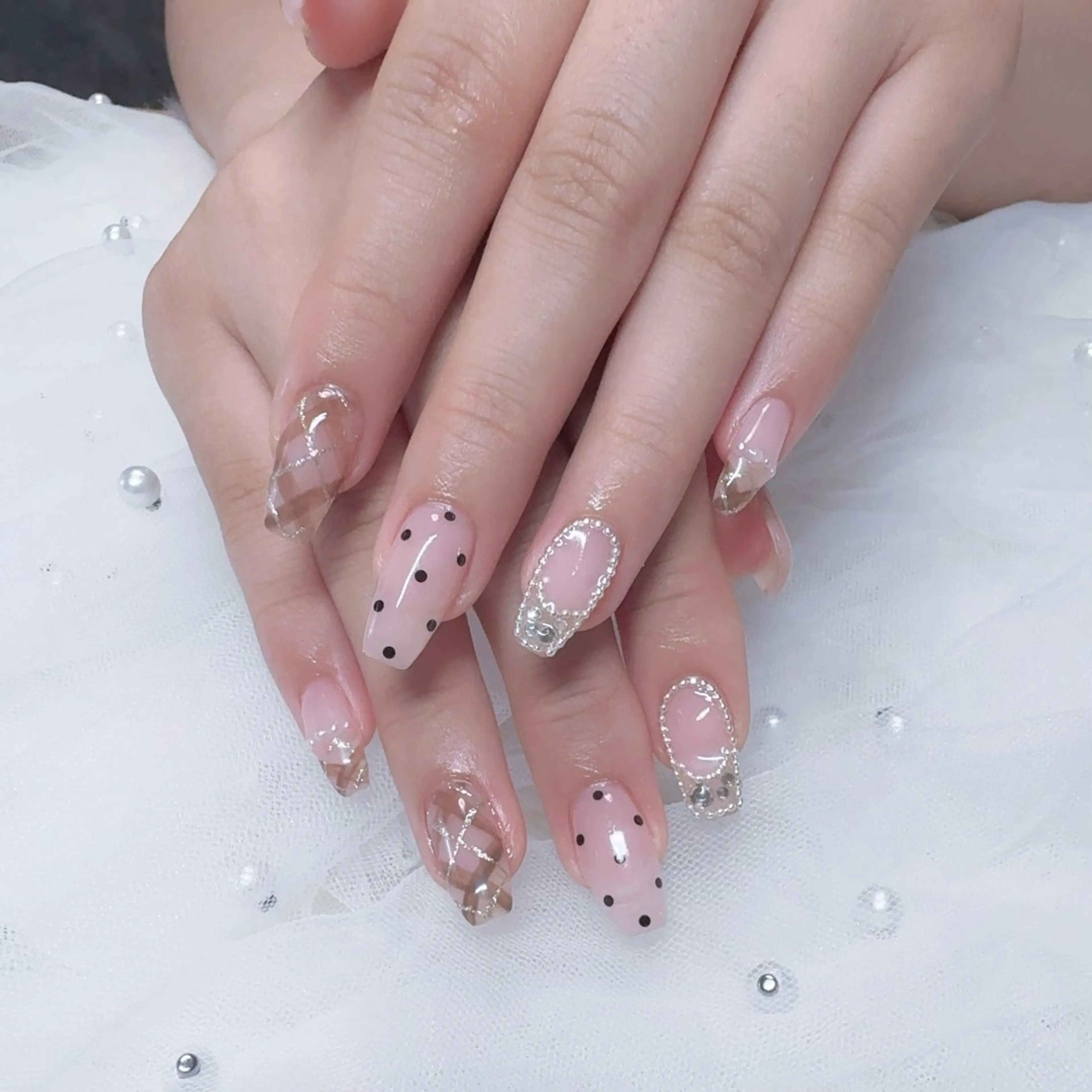 ネイル 🐝TOMO🎀ིྀ 【パラジェル取扱店】のネイルデザイン