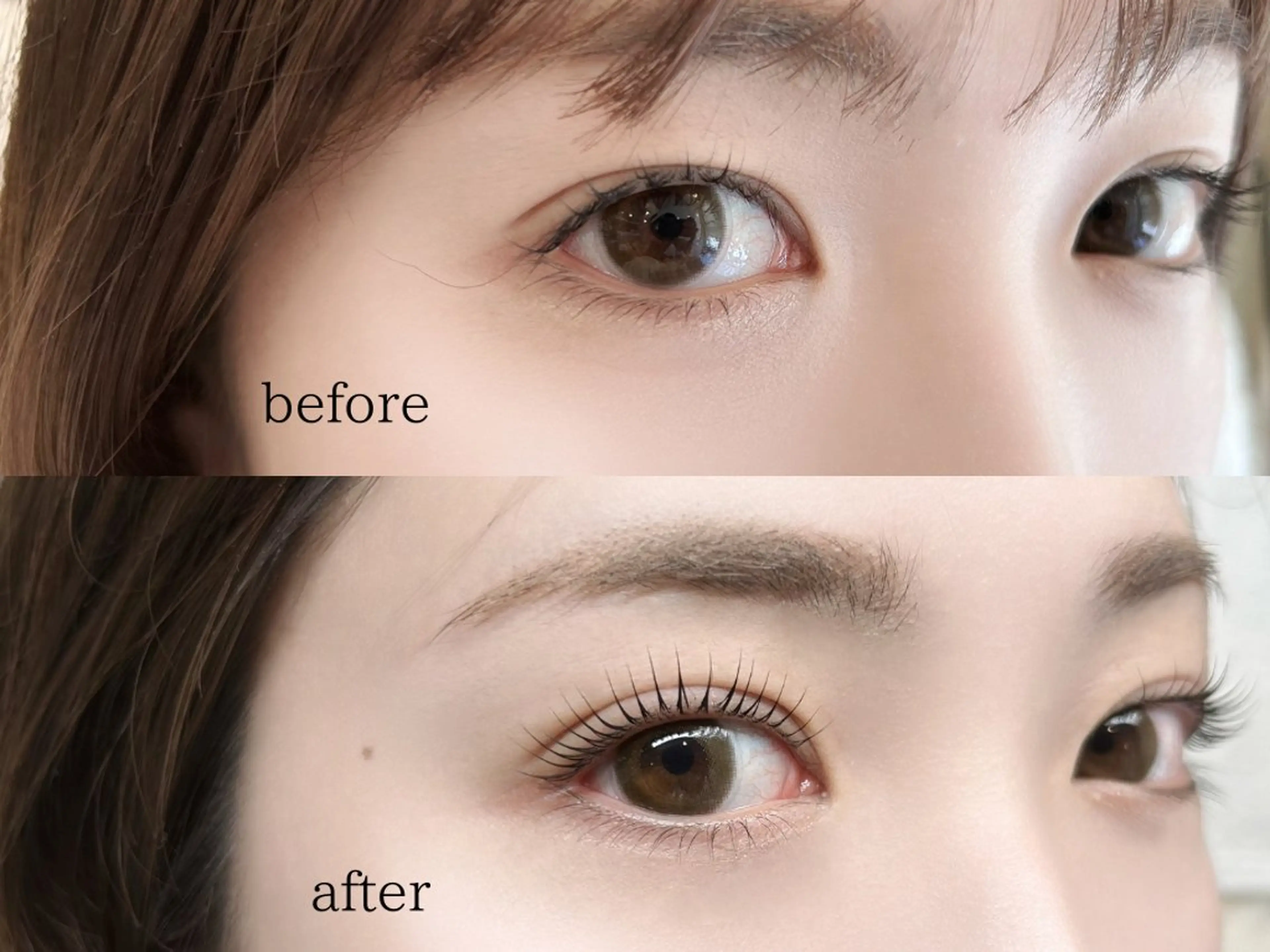 束感まつ毛パーマの写真