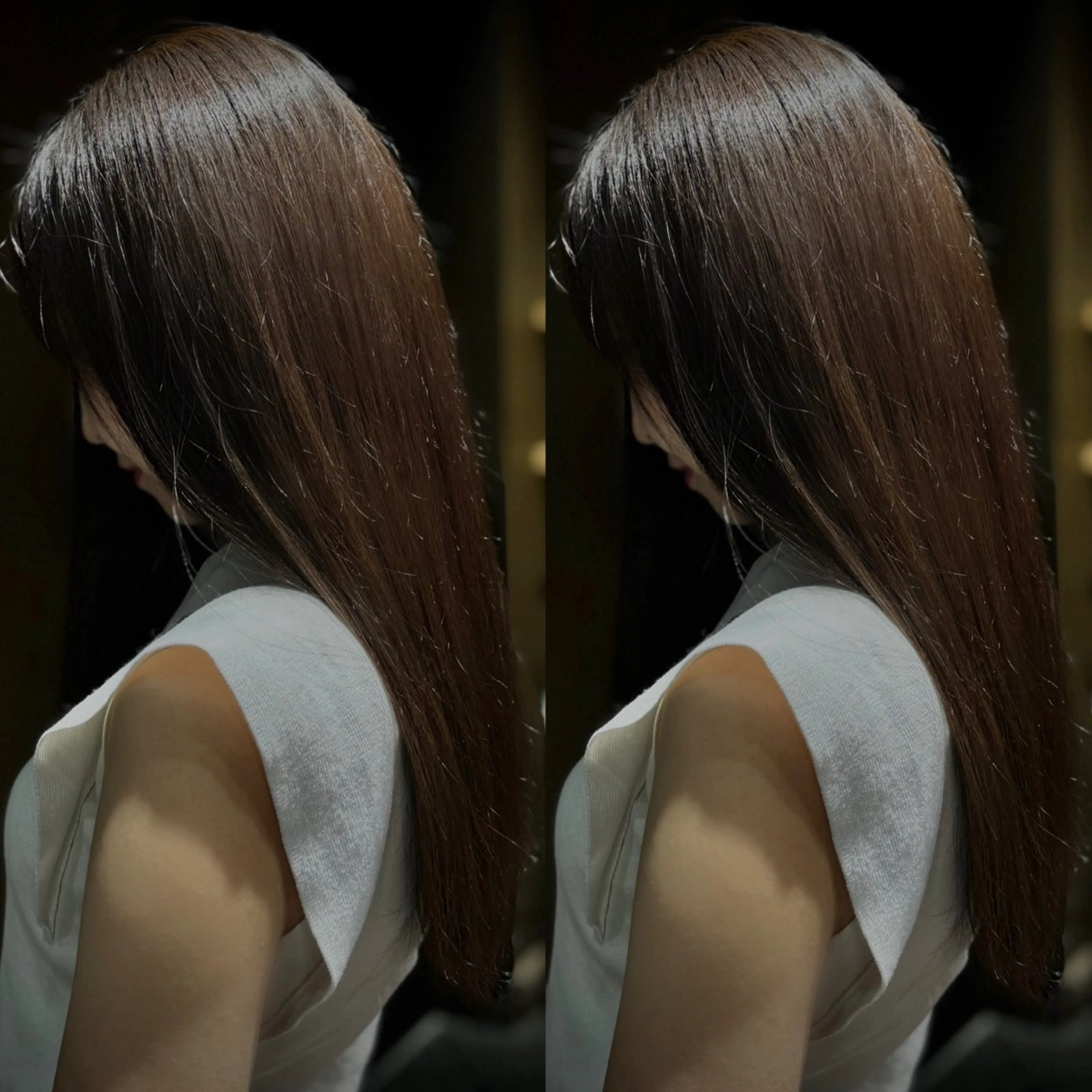 ロング ヘアカラー Rena  Taka hashi/髪質改善のヘアスタイル