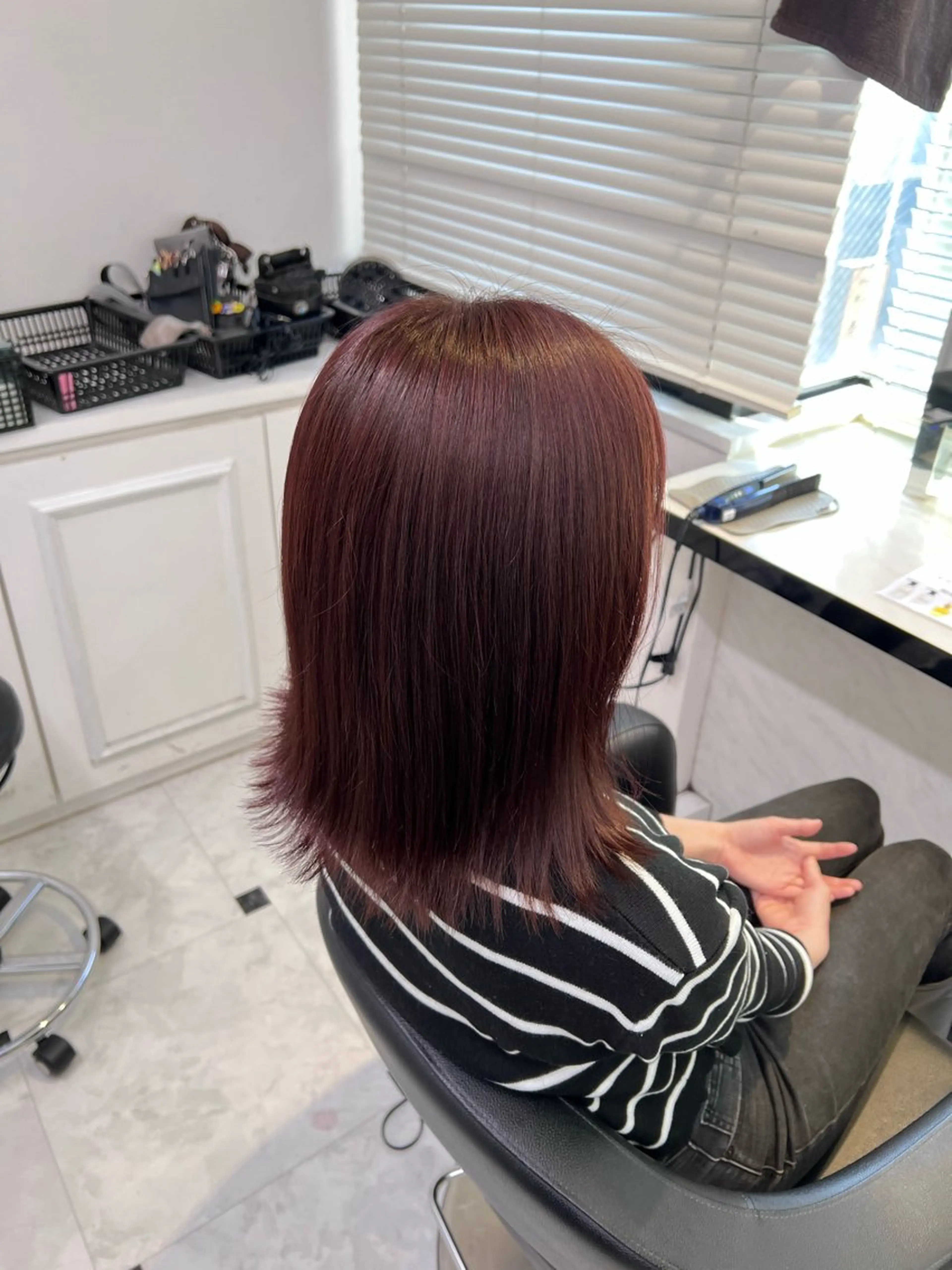 カラー ヘアカラー 韓国ベージュ🏹 YUTOのヘアスタイル