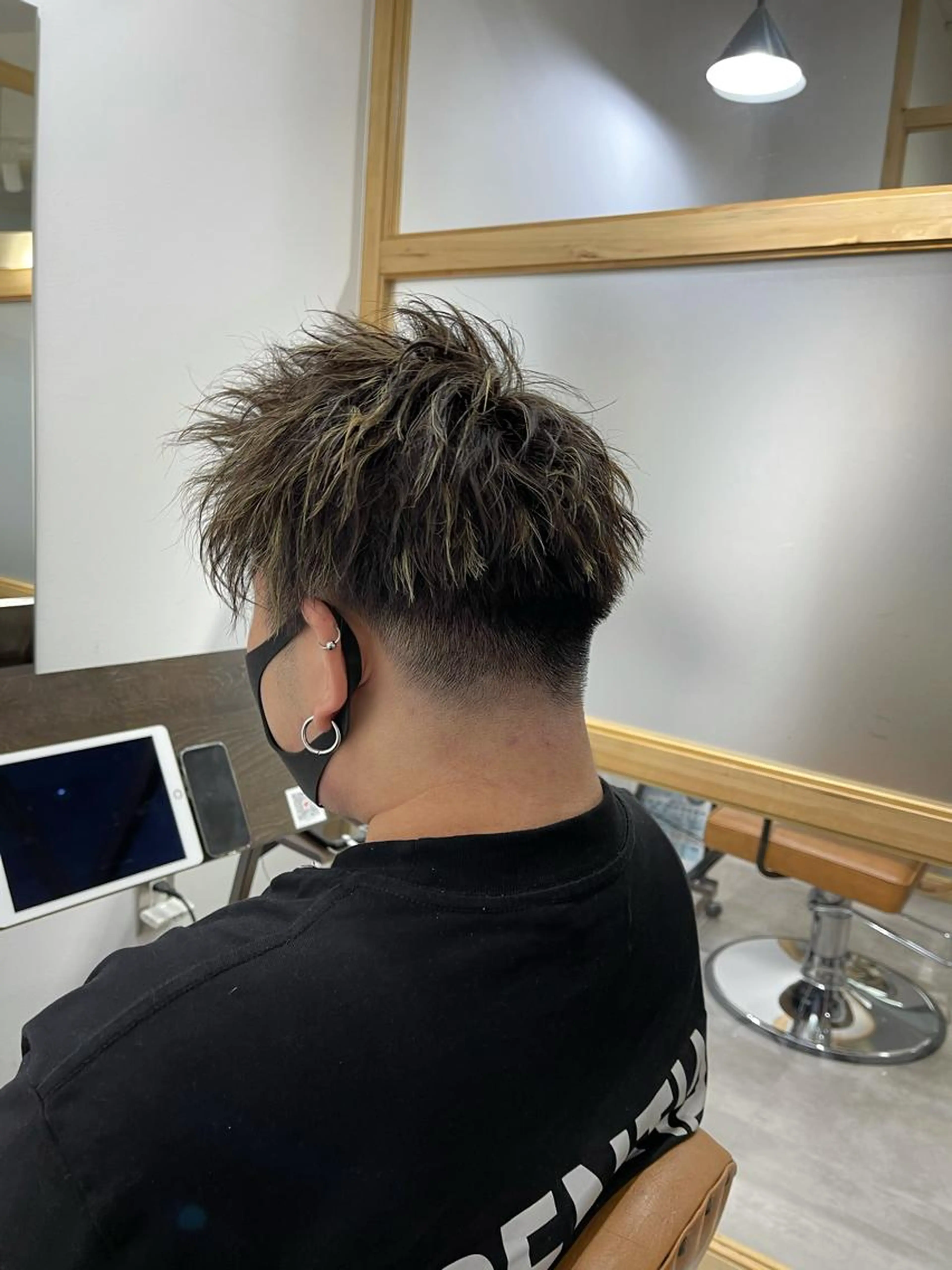 men'sカット＆カラーの写真