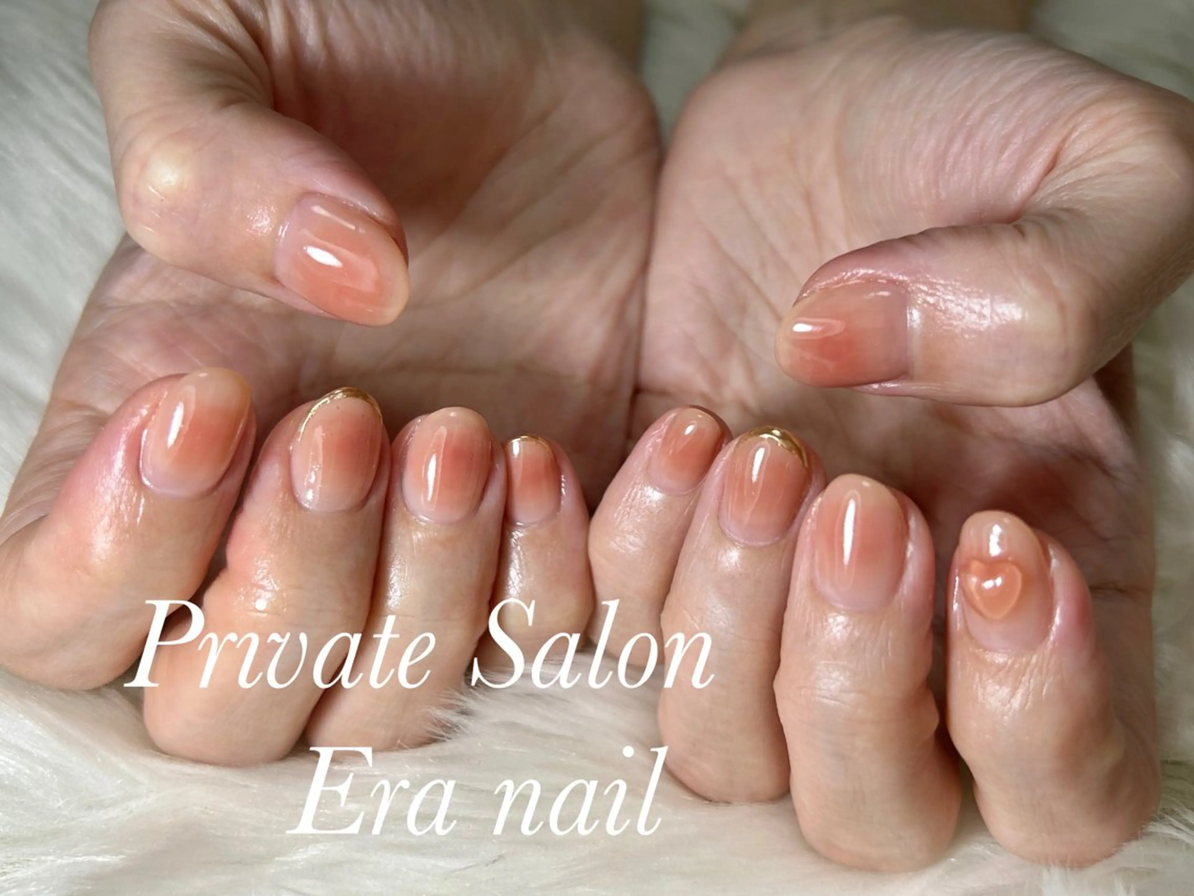 ネイル チークネイル ハンドネイル Era nailのネイルデザイン