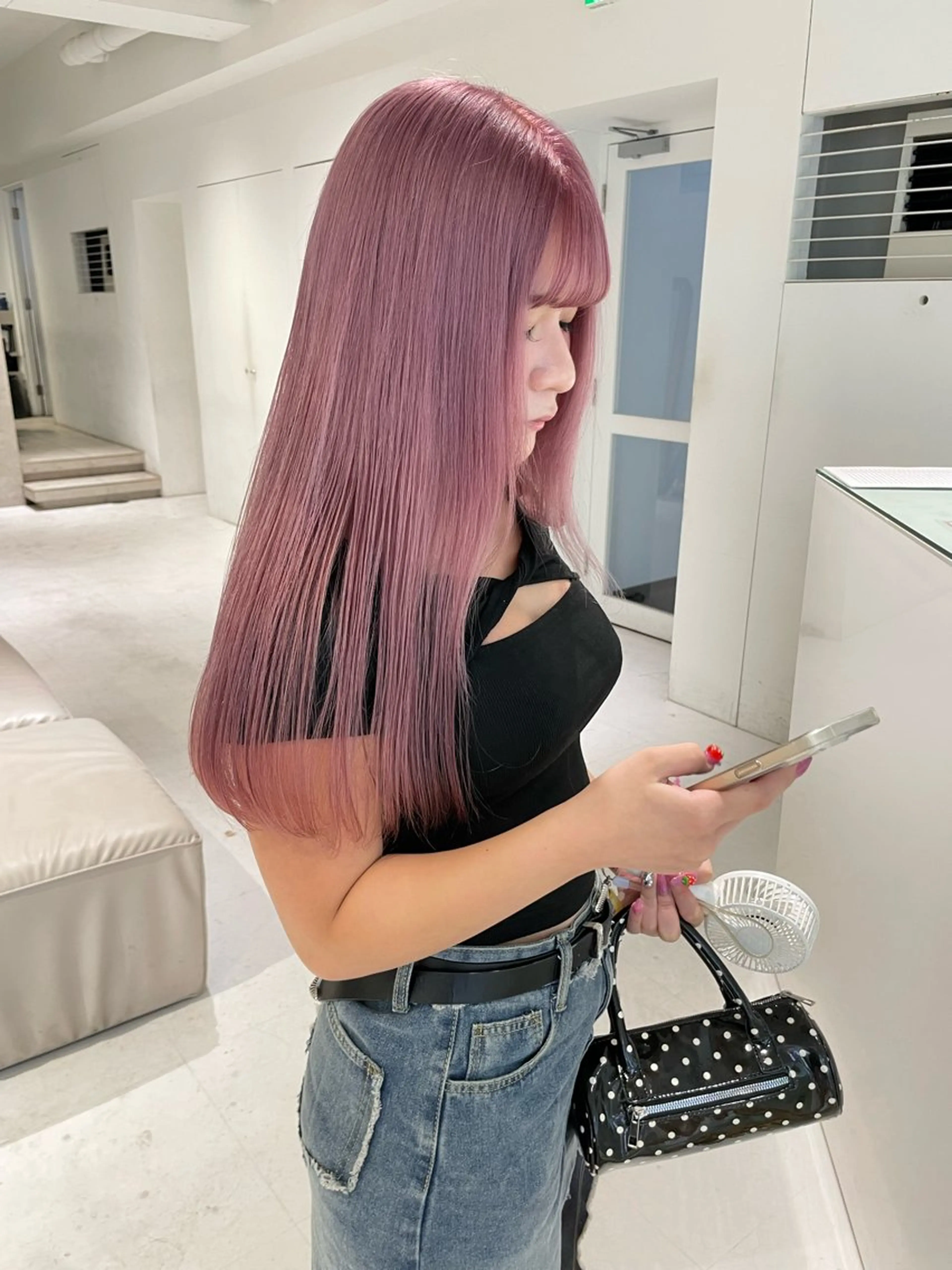 ロング カラー ヘアカラー loely 💞miyuのヘアスタイル