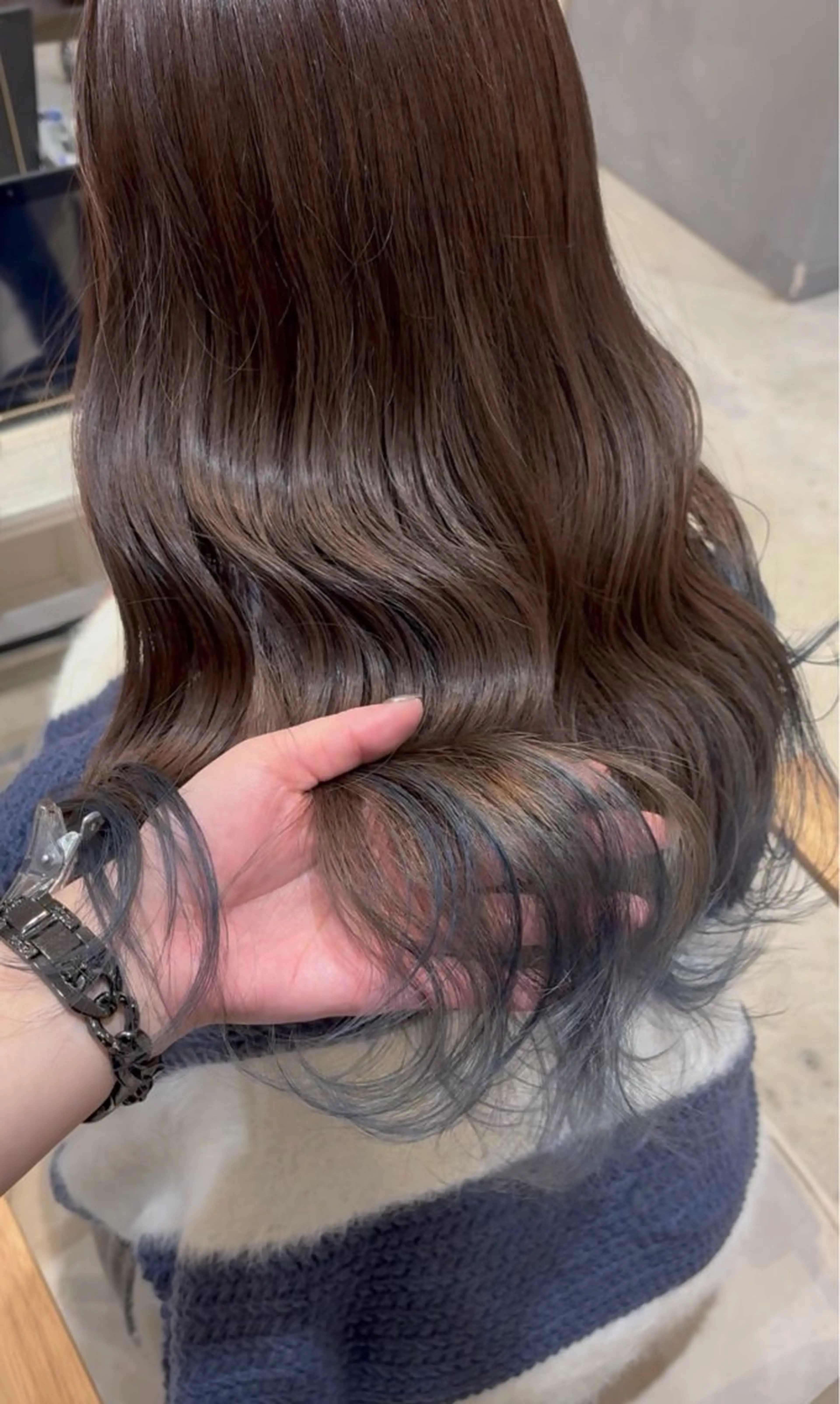 ブリーチ込み❕トリートメント付き️🫧イヤリングカラー/裾カラー/エンドカラー/フェイスフレーミングメニュー🎀の写真