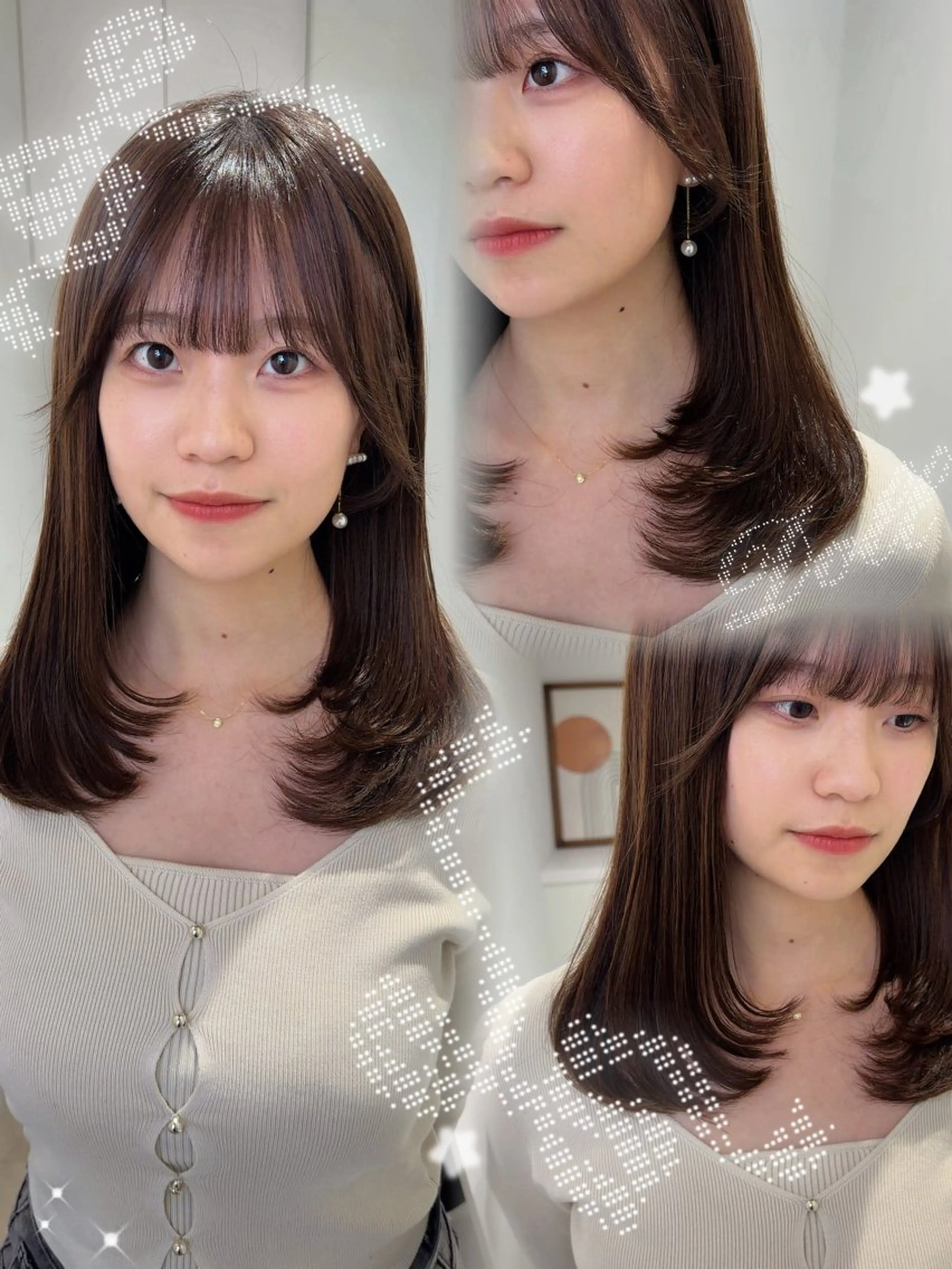 【🌷3月限定🌻】⟡.·cut➕color➕超音波treatment✮の写真