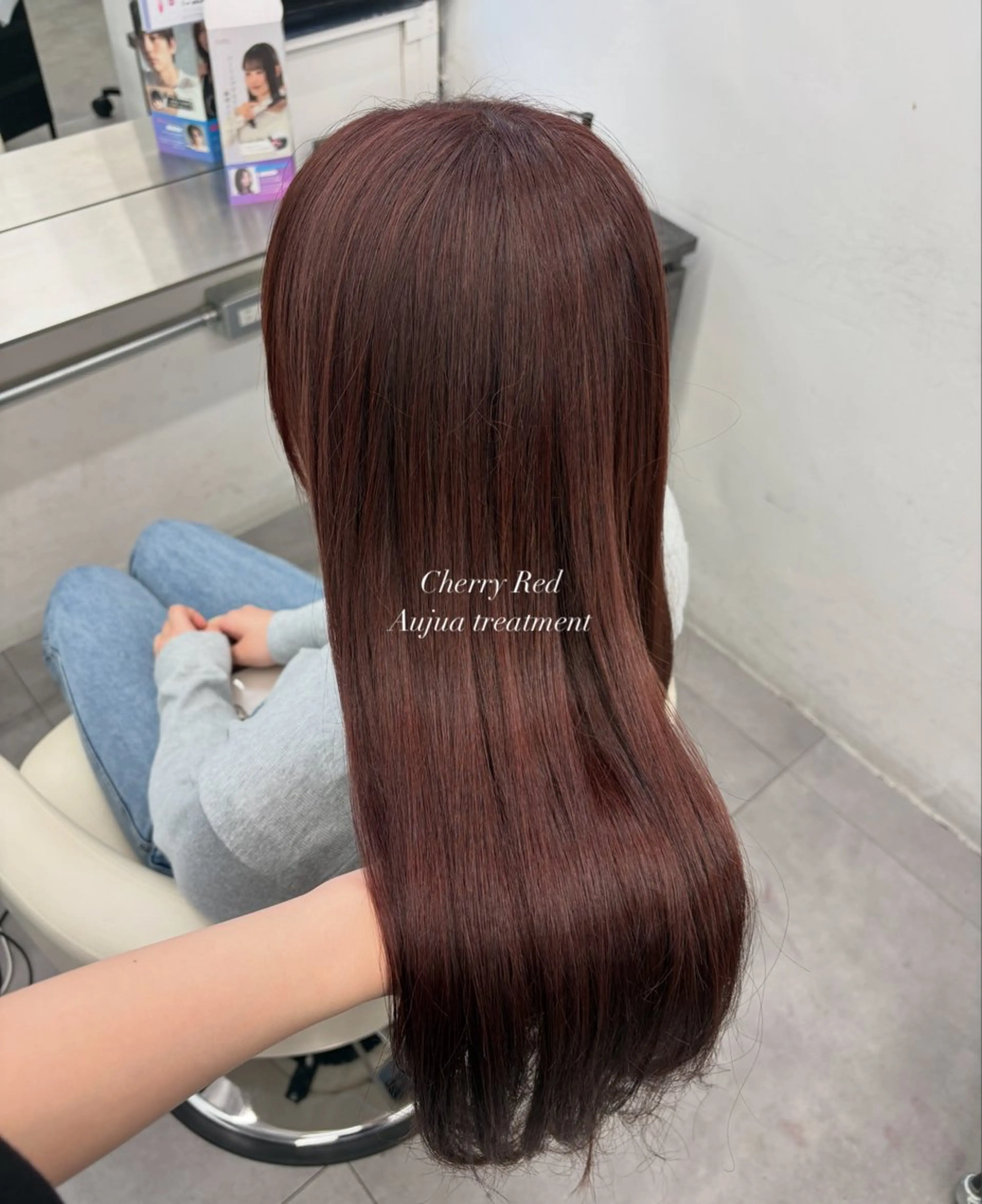 ロング カラー ヘアカラー トレンド甘めガーリー Mizuki☁️🫧のヘアスタイル