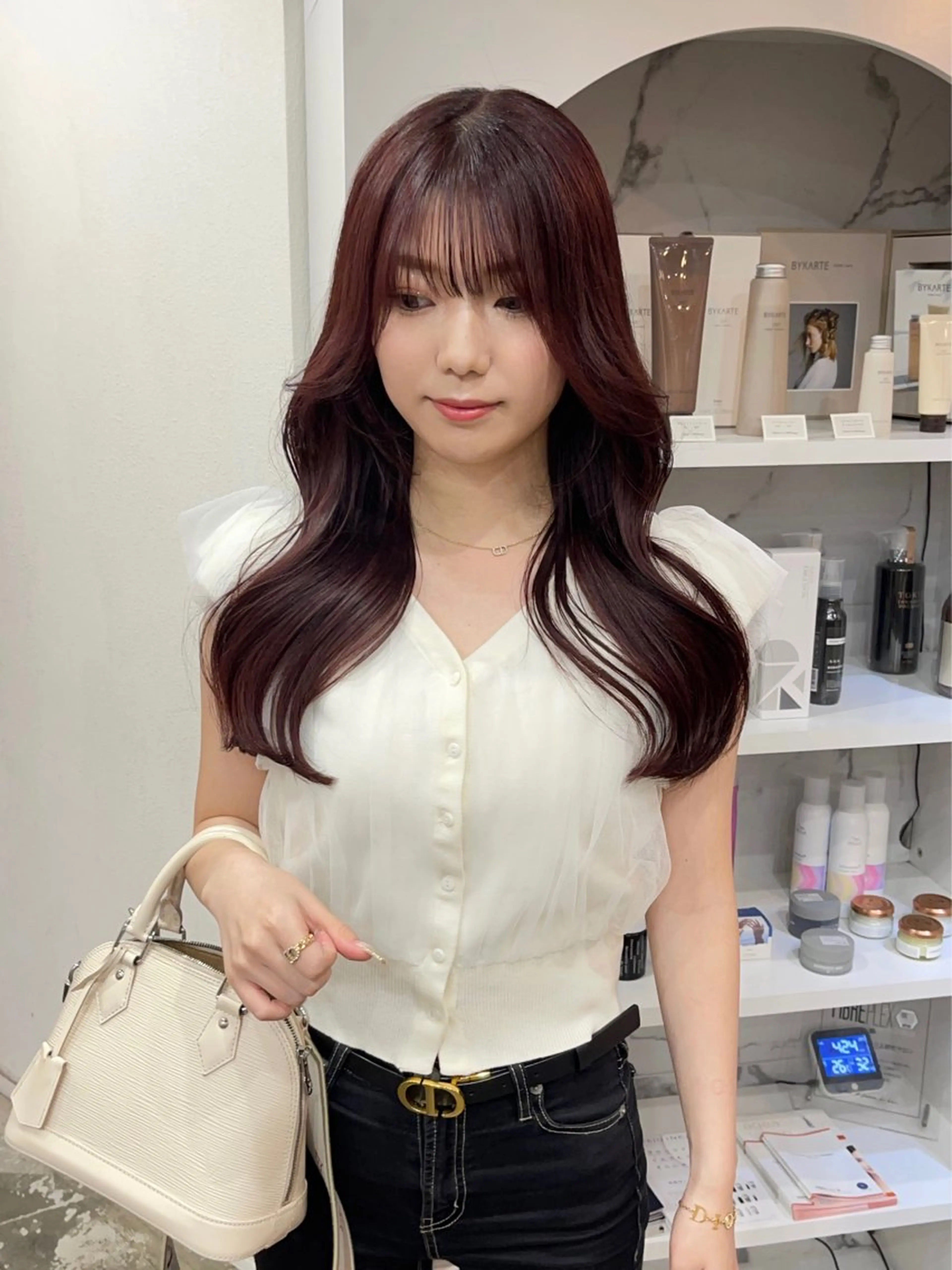 🎀カット＋ケアカラー（イルミナカラー、アディクシーカラー、キラテラカラー込み♡）＋ケアトリートメント🎀の写真