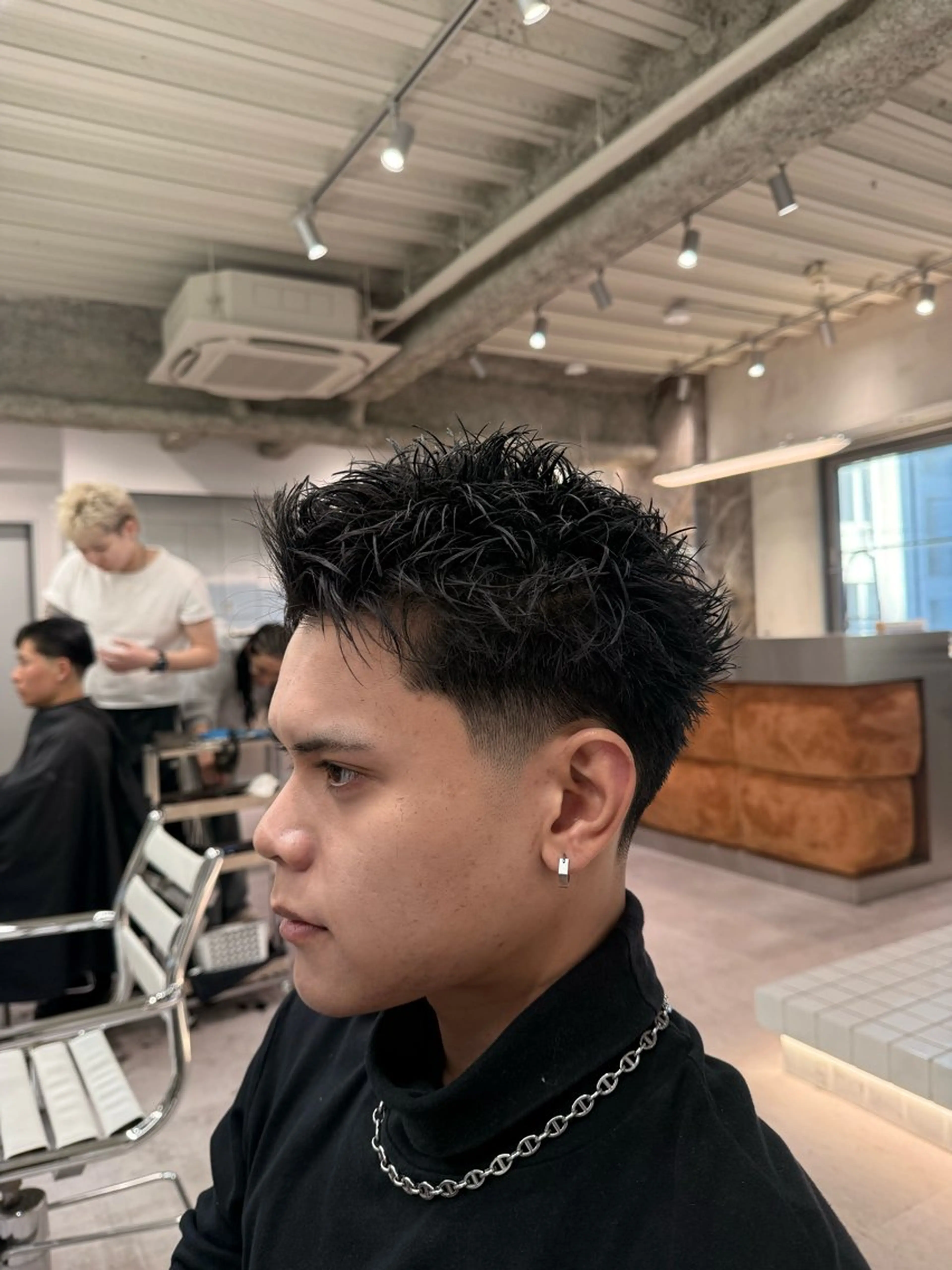 ショート メンズ カット トリートメント MEN’S SALON HAVANA所属・渋谷/スパイキー/ メンズパーマ千尋のヘアスタイル